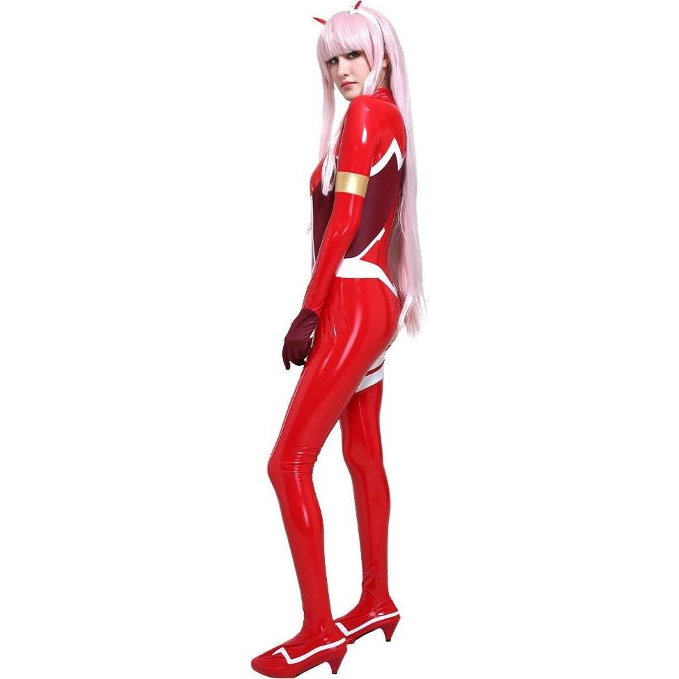 Traje de Cosplay para Mujeres Cosplay.fm Rojo PU Mediano