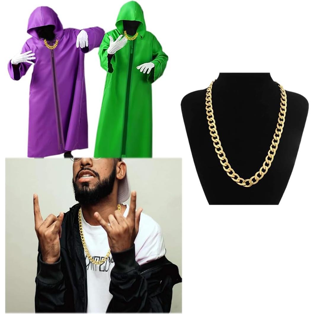 Capa con Capucha y Collar CLNXIASN Disfraz Halloween