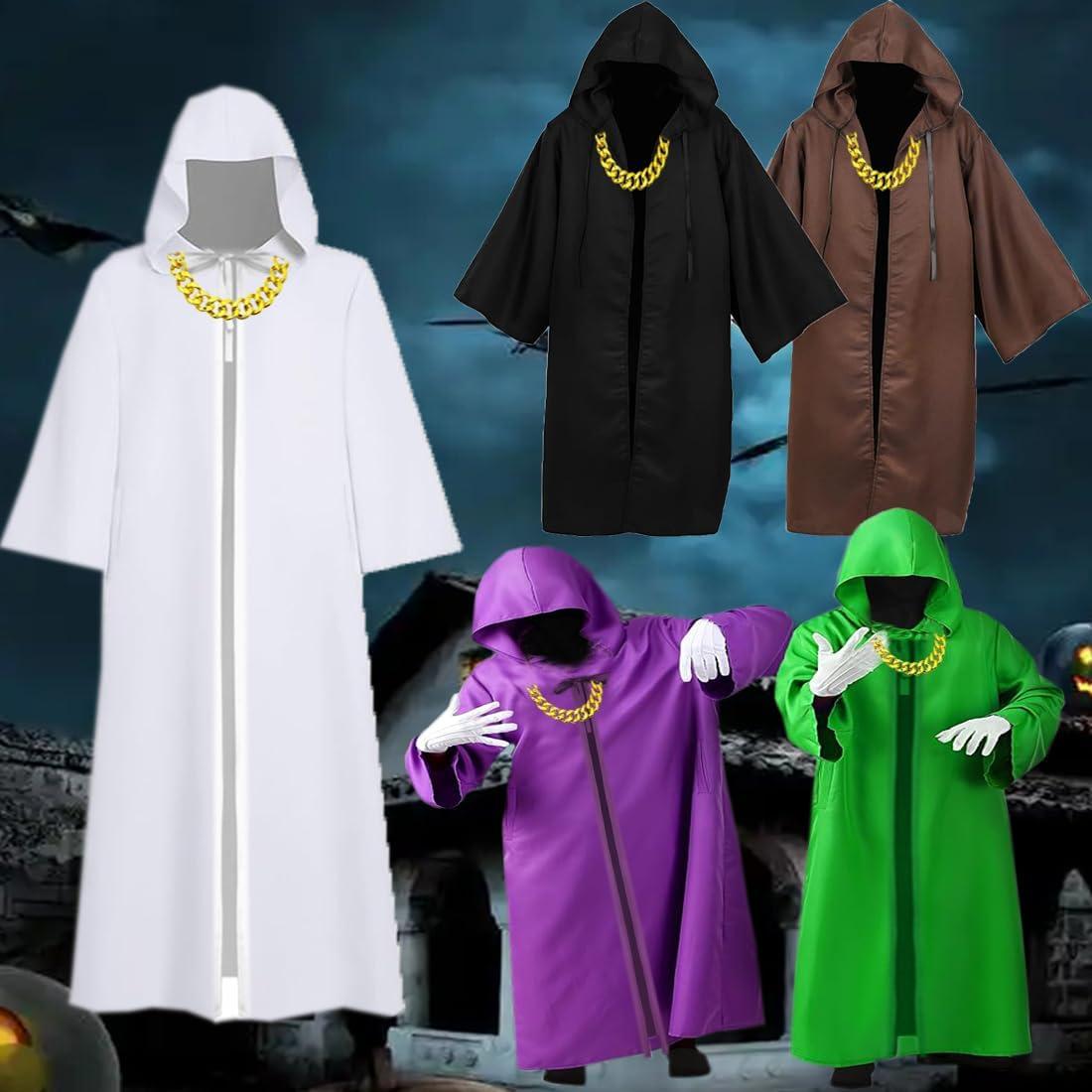 Capa con Capucha y Collar CLNXIASN Disfraz Halloween