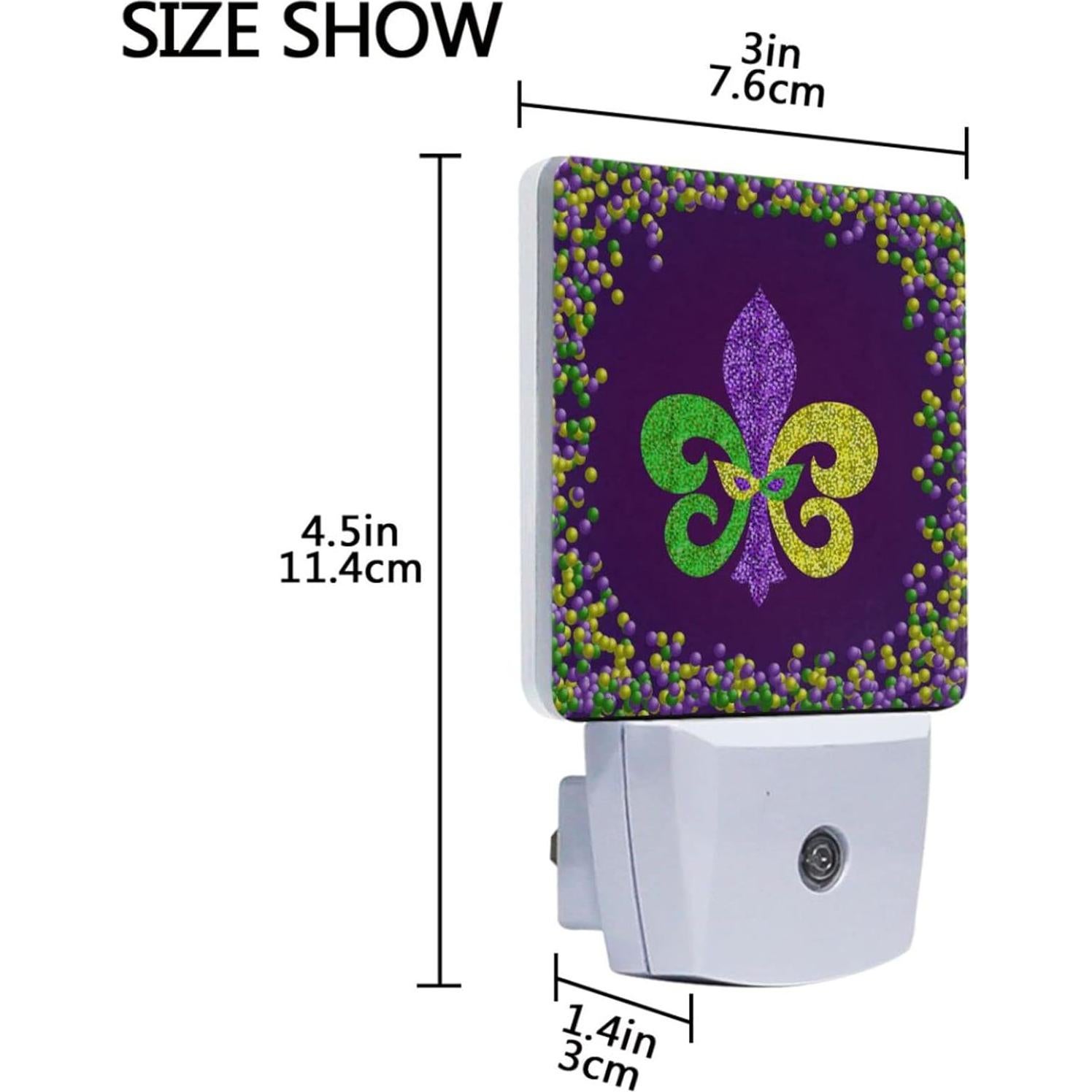 Juego de 2 luces nocturnas LED Vdsrup con sensor crepúsculo