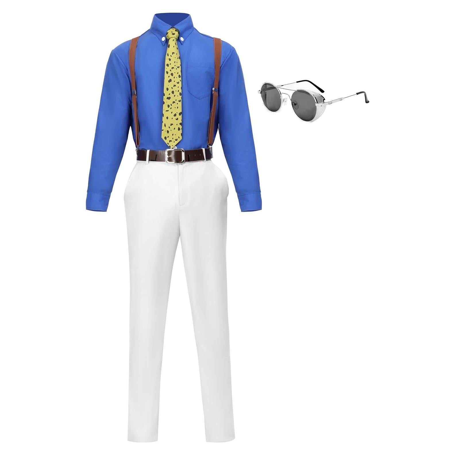 DAZCOS Traje de Cosplay Hombre JJK Talla Pequeña Uniforme