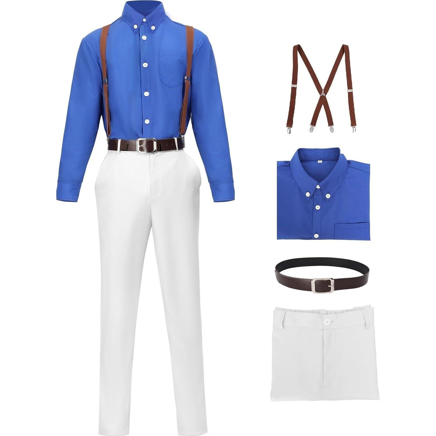 DAZCOS Traje de Cosplay Hombre JJK Talla Pequeña Uniforme