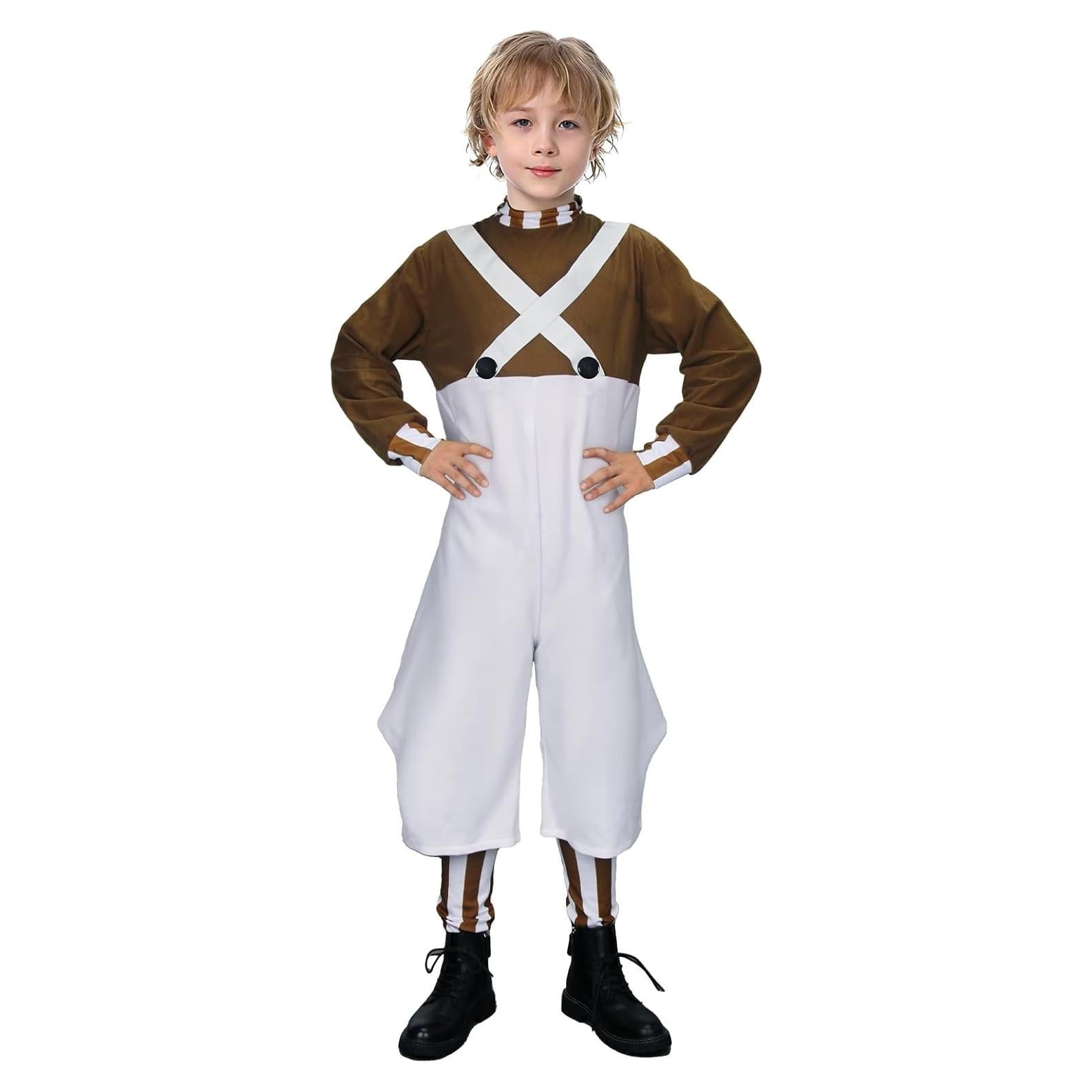 Disfraz de Trabajador de Fábrica de Chocolate Vikidoky