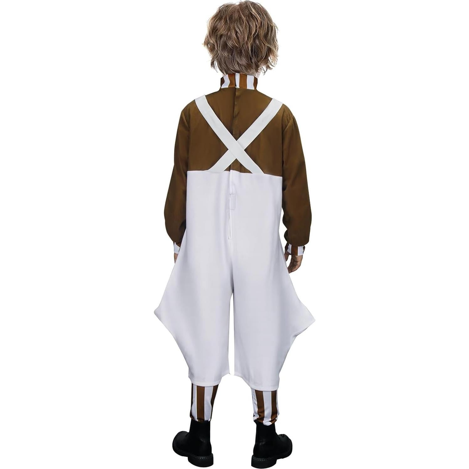 Disfraz de Trabajador de Fábrica de Chocolate Vikidoky