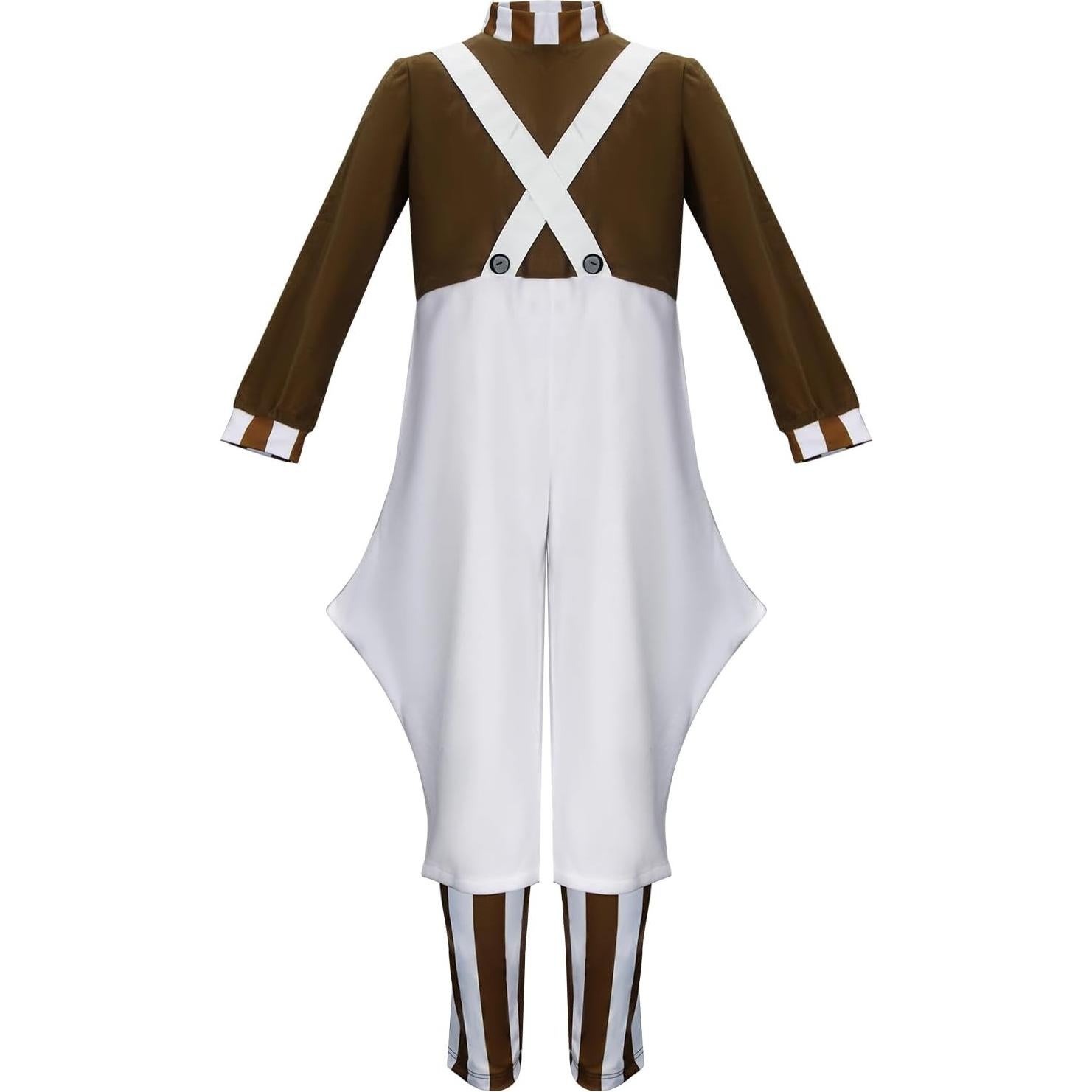 Disfraz de Trabajador de Fábrica de Chocolate Vikidoky