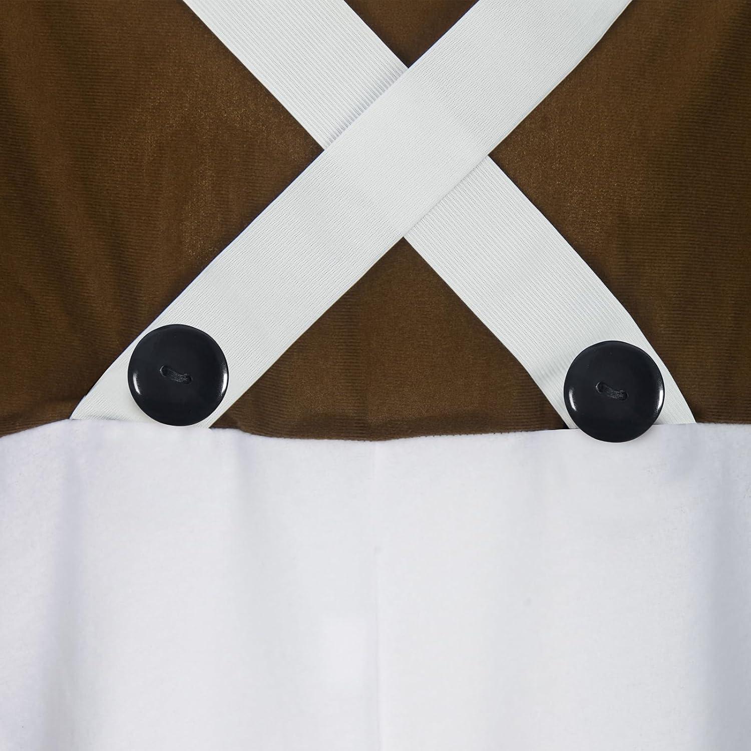 Disfraz de Trabajador de Fábrica de Chocolate Vikidoky