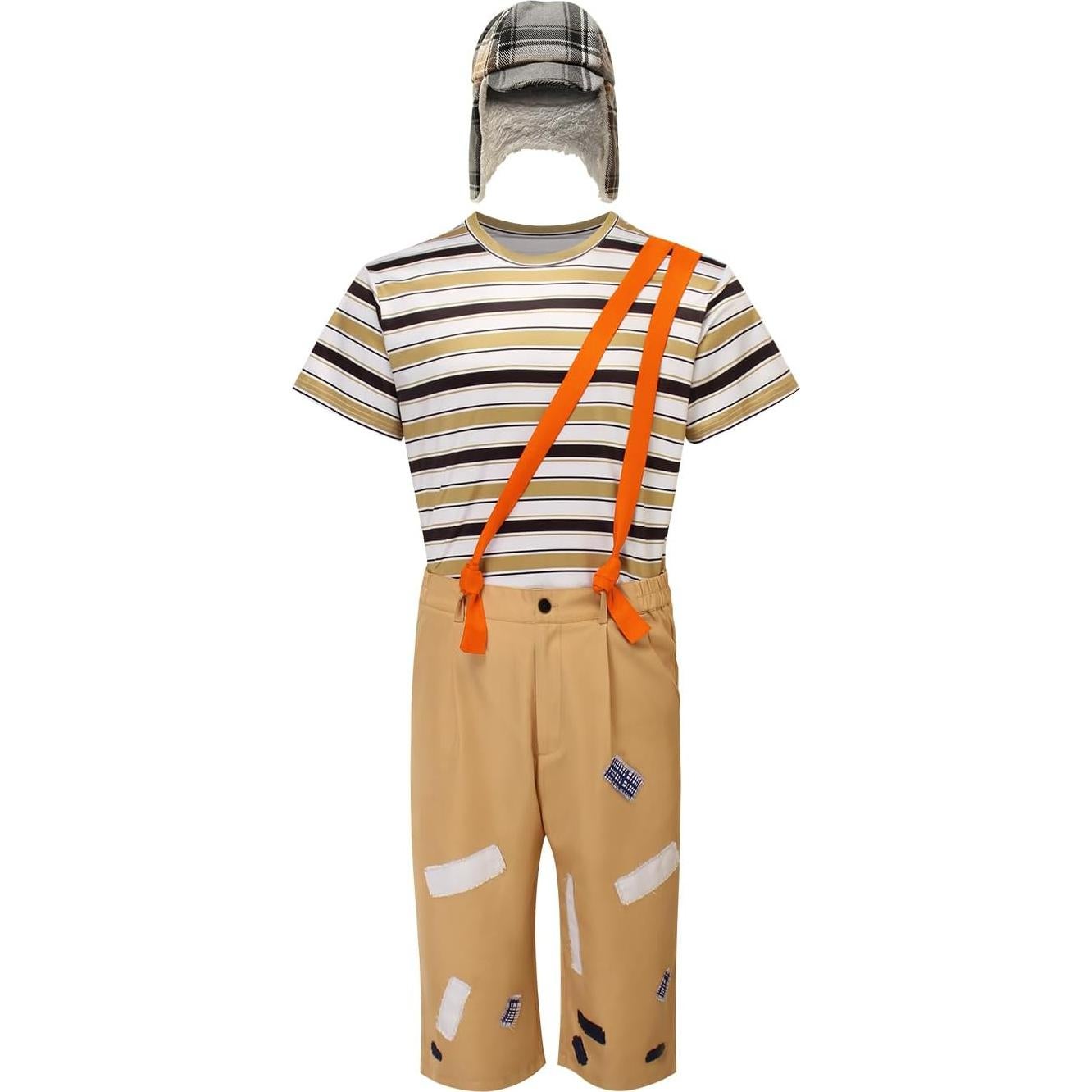 Disfraz de Chavo del 8 para Adultos Camiseta y Pantalones