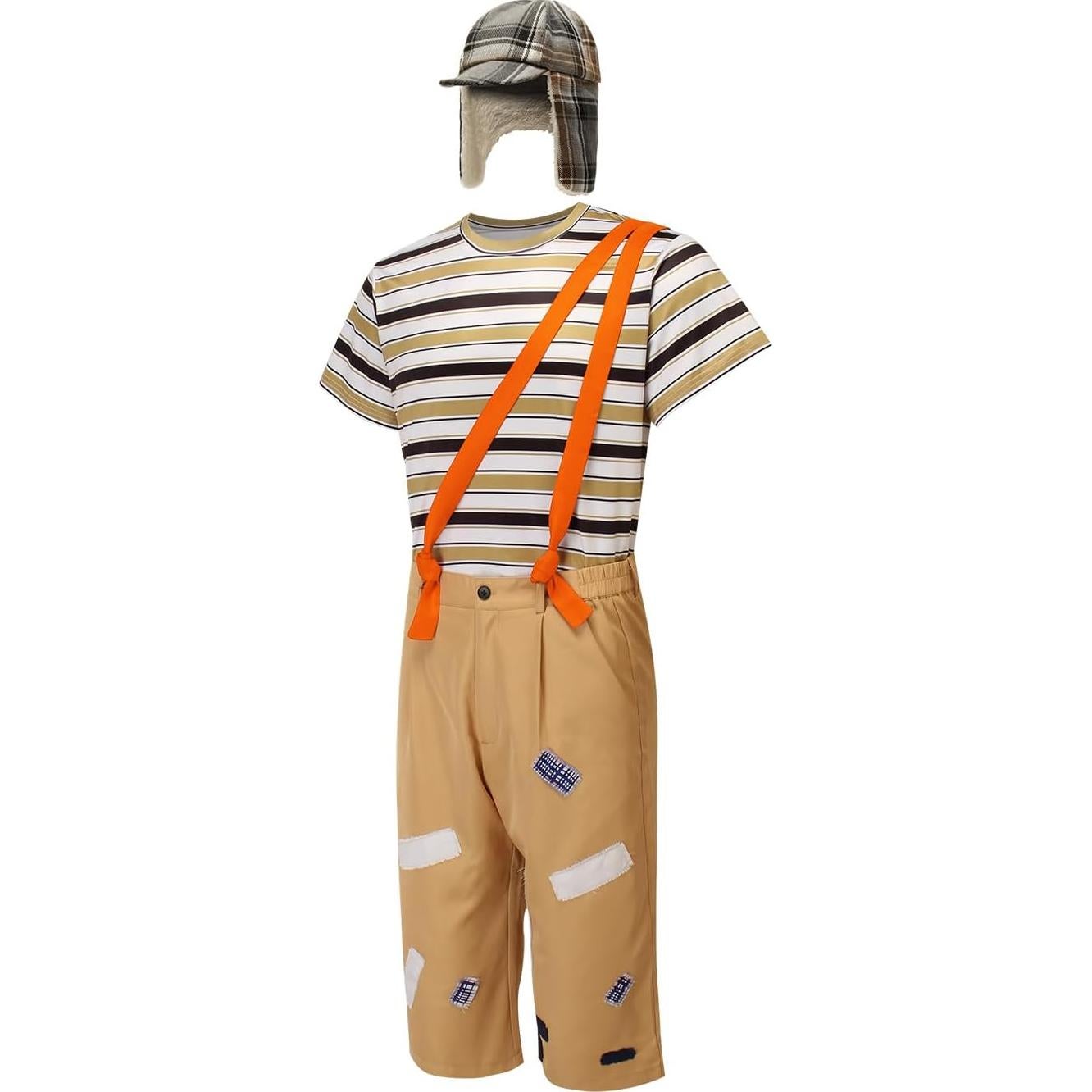 Disfraz de Chavo del 8 para Adultos Camiseta y Pantalones