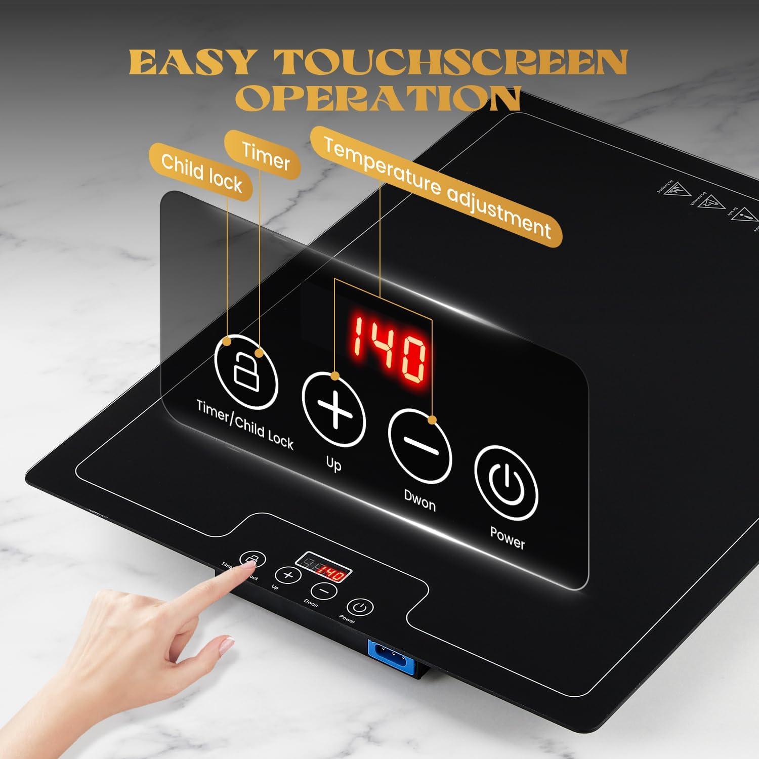 Bandeja Calentadora Eléctrica Newhai DZ-17 50.8x30.5cm Temperatura Ajustable