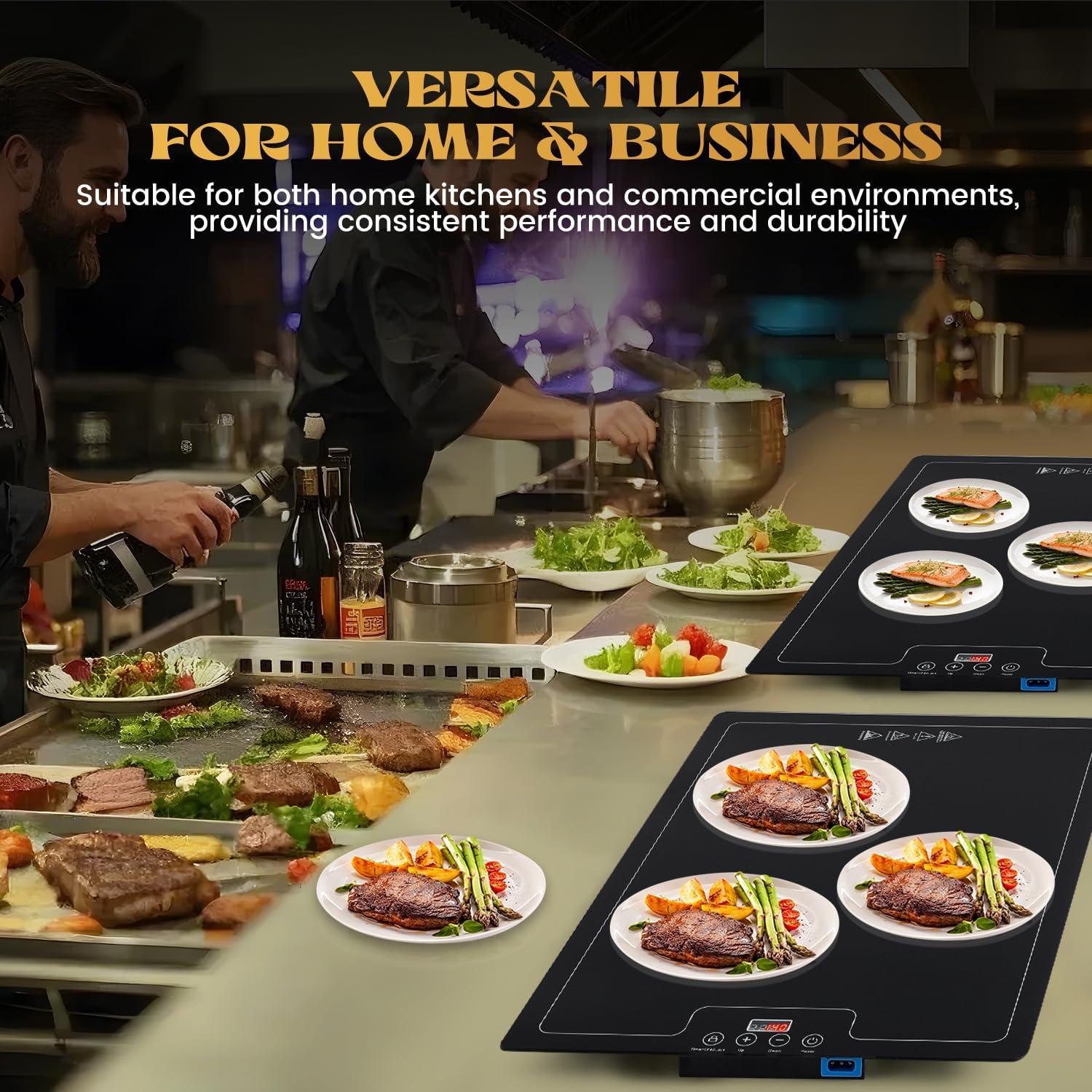 Bandeja Calentadora Eléctrica Newhai DZ-17 50.8x30.5cm Temperatura Ajustable