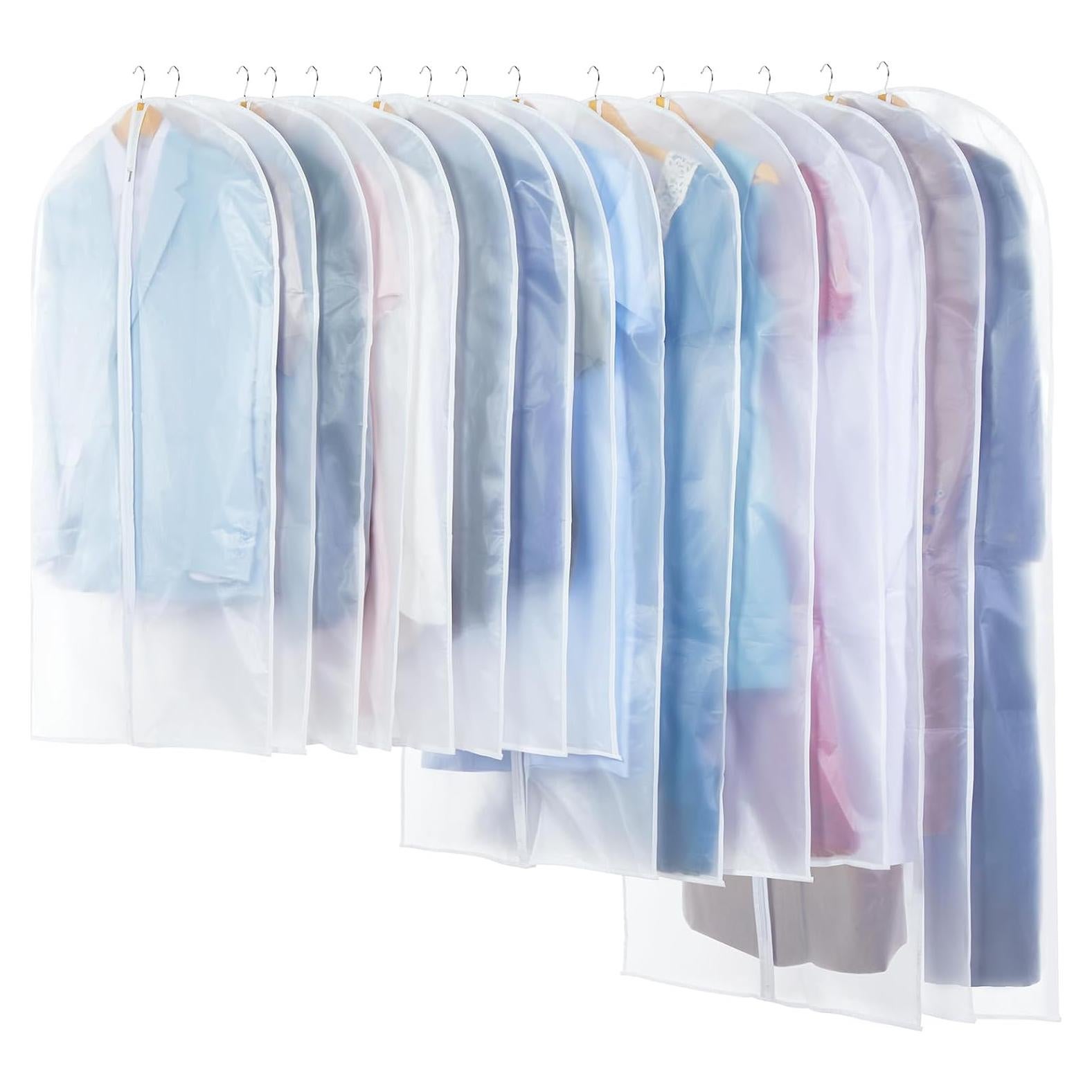 Bolsa de Ropa Translúcida Carbrea - 15 Paquetes 61x102/119/140 cm