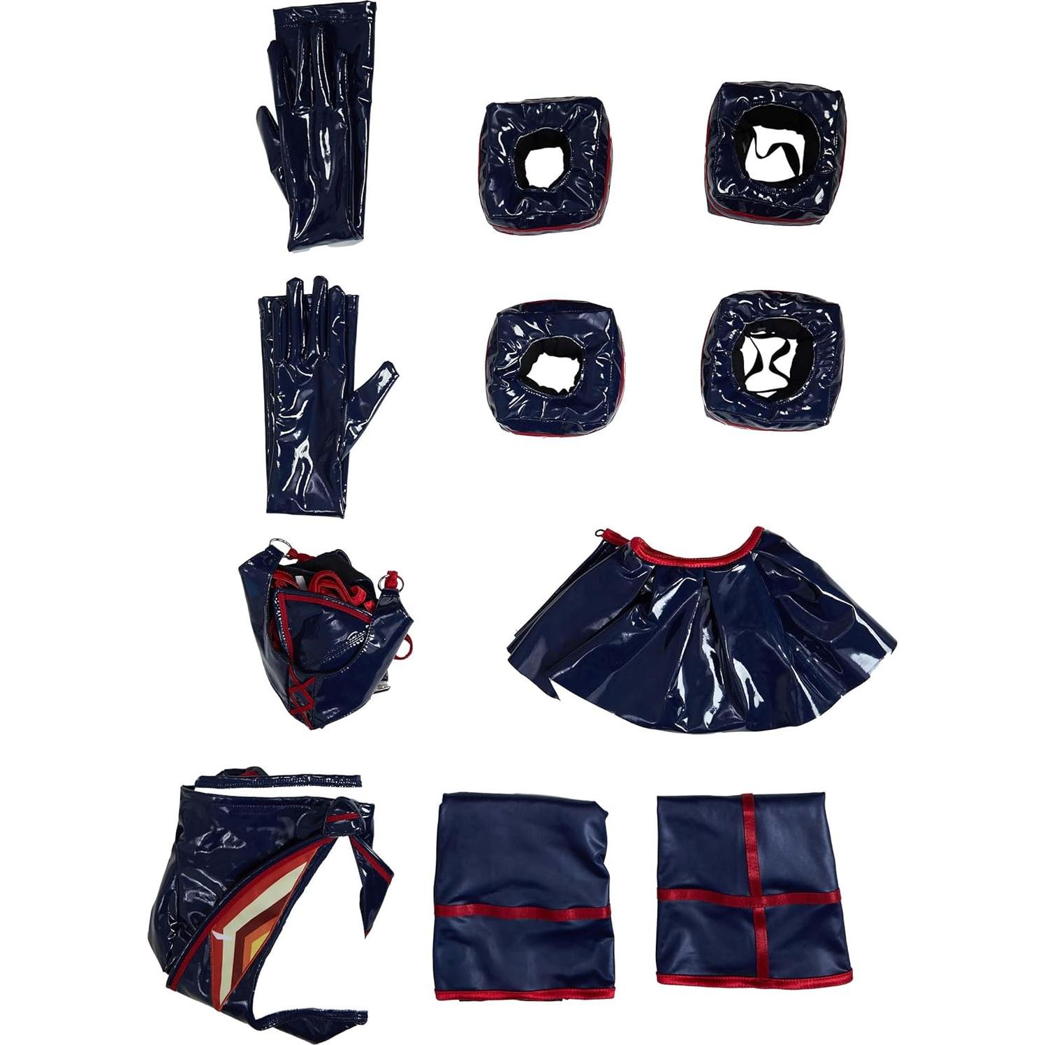 Disfraz de Cosplay Mujer Azul Oscuro con Accesorios