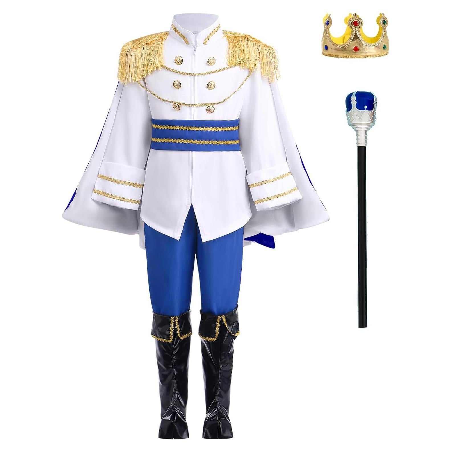 Disfraz de Príncipe Encantador para Niños 7-8 Años