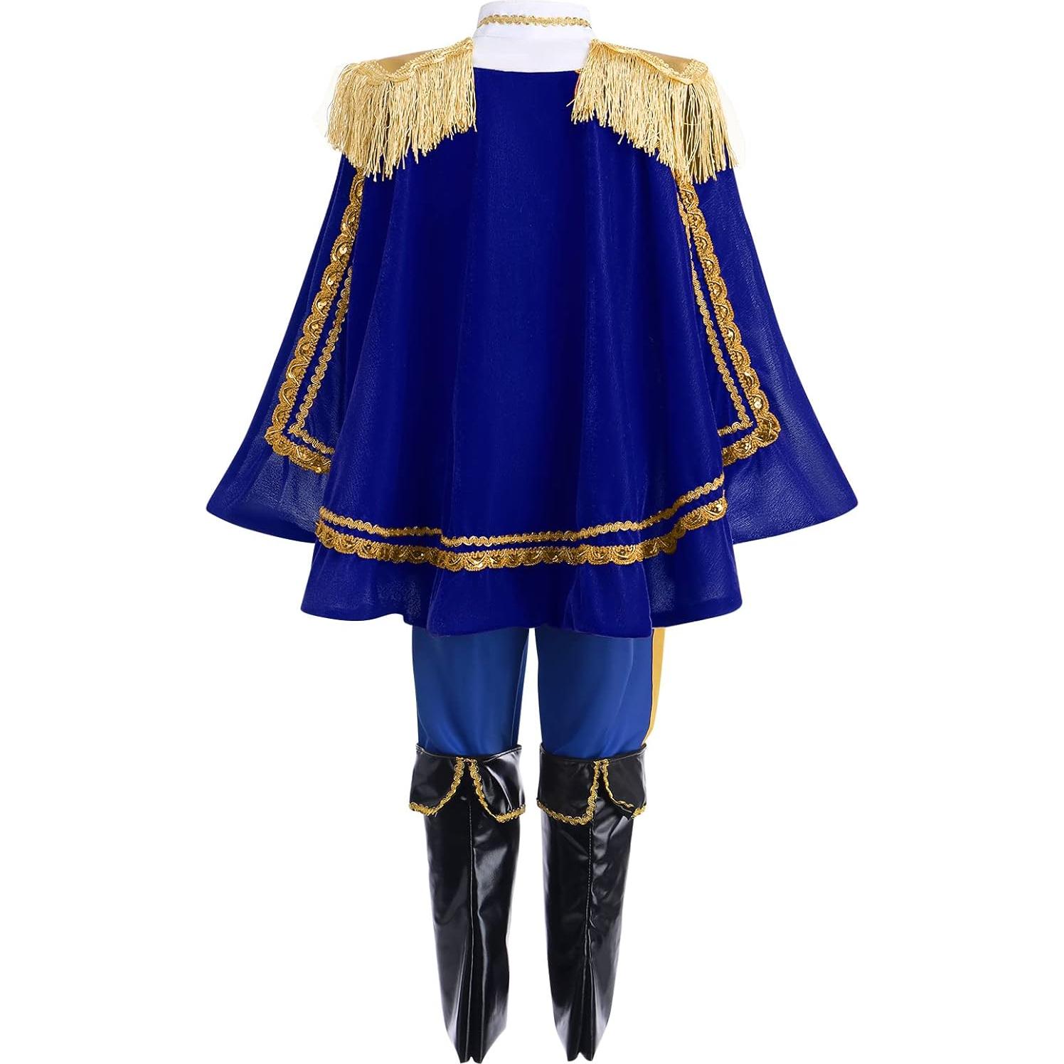 Disfraz de Príncipe Encantador para Niños 7-8 Años