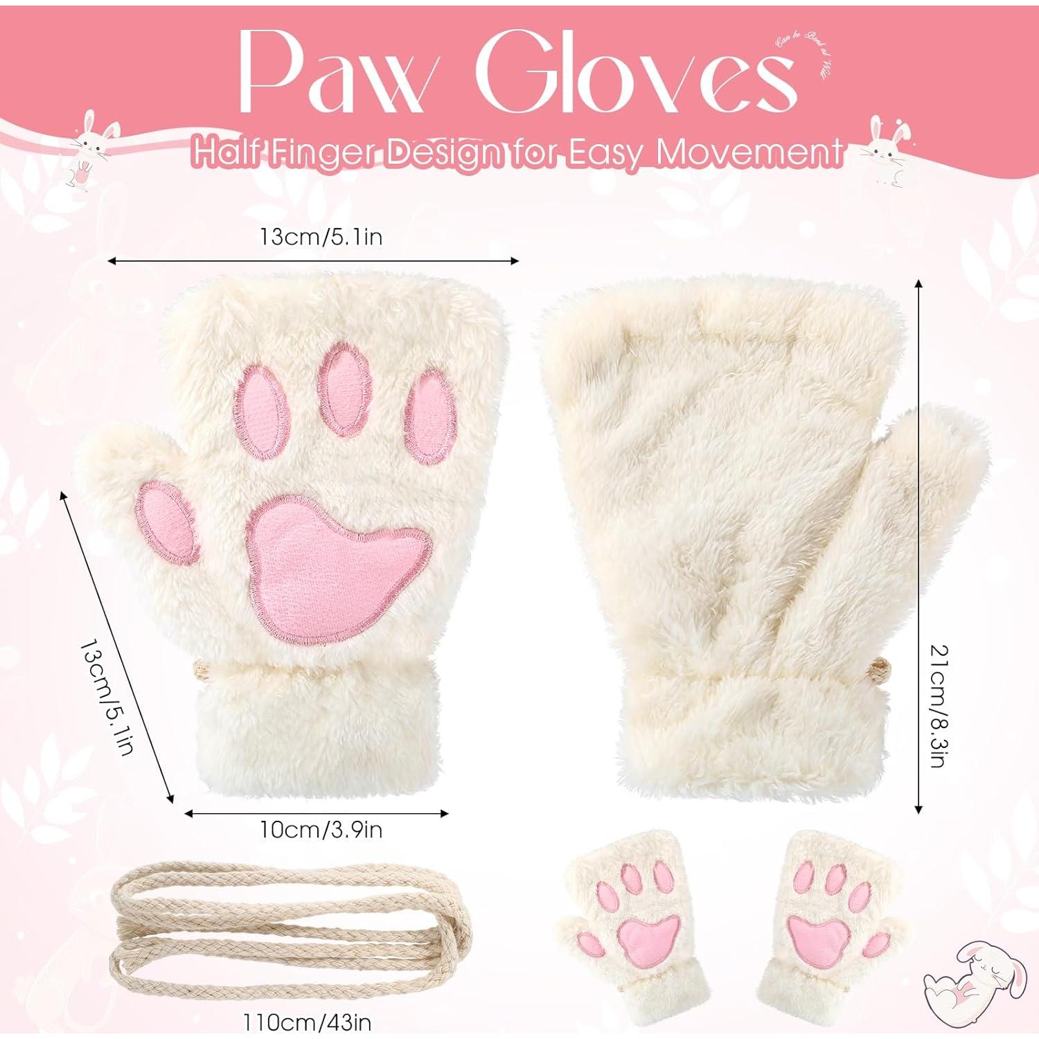 Conjunto de Disfraz de Conejo para Mujer - Orejas, Pajarita, Cola y Guantes