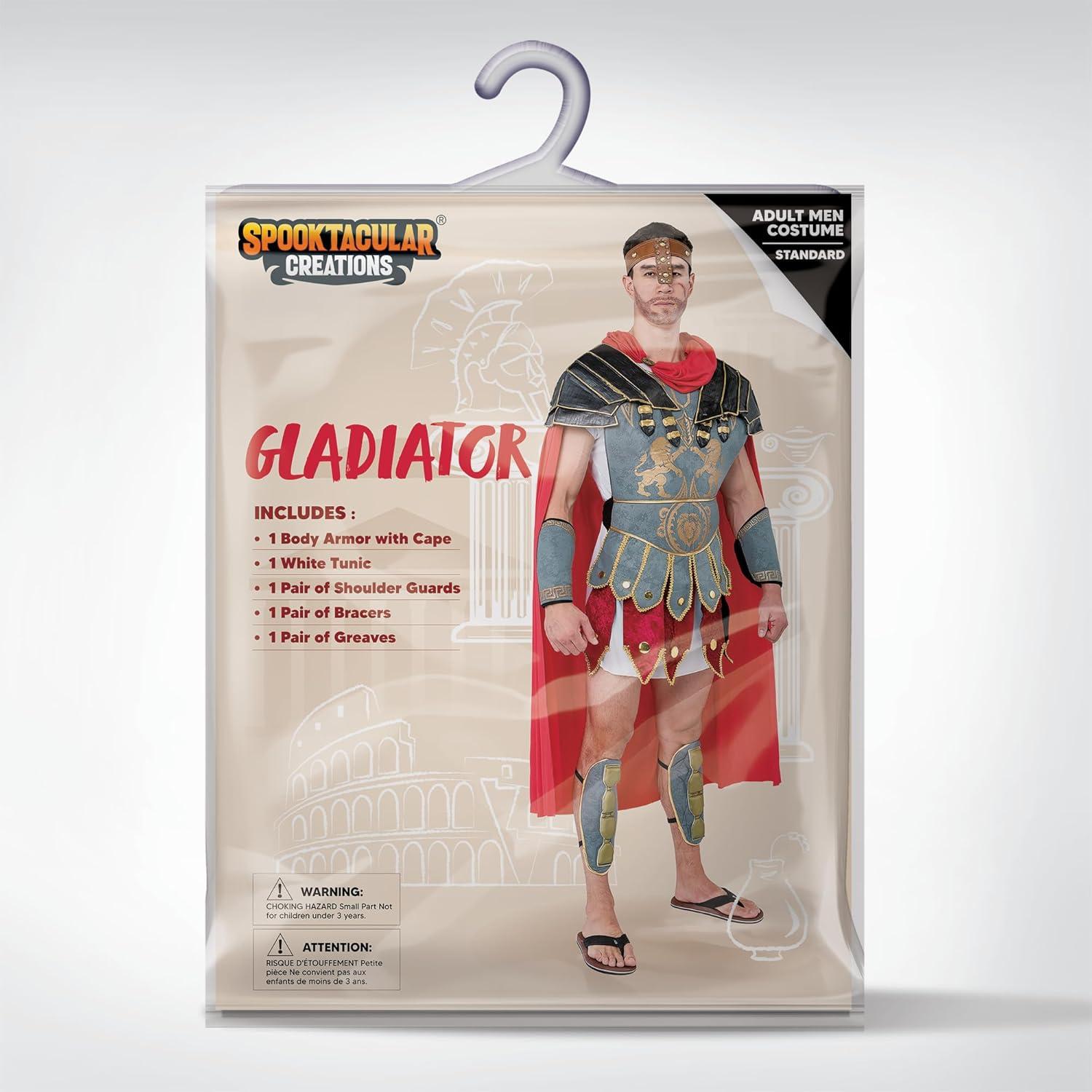 Disfraz de Gladiador Romano Spooktacular Creations Mediano