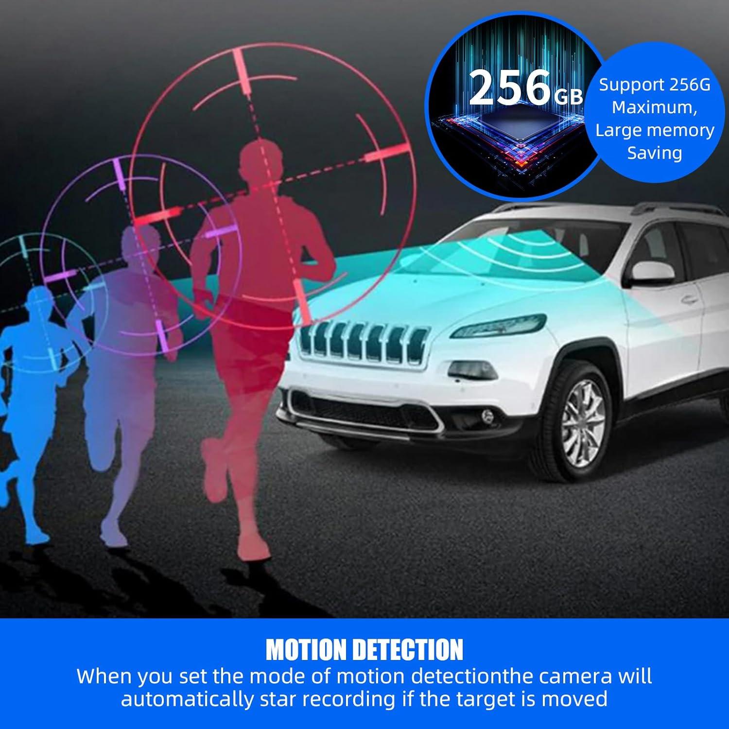 Cámara Dash 4K Delantera y 2K Trasera LNBEI, WiFi, 3"