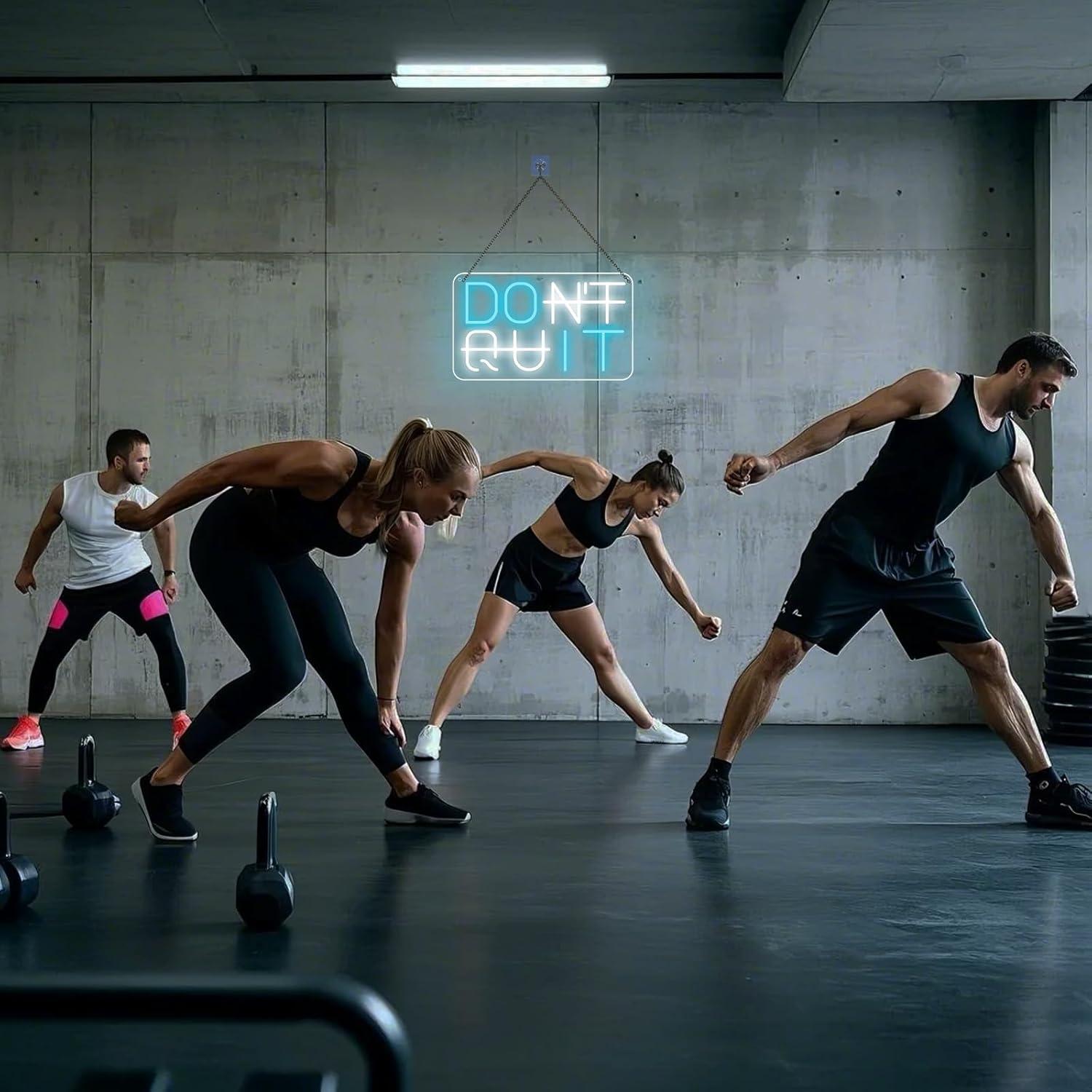 Letrero LED Neón Cjgyz 'No Te Rindas' 42x25.4cm USB Ajustable