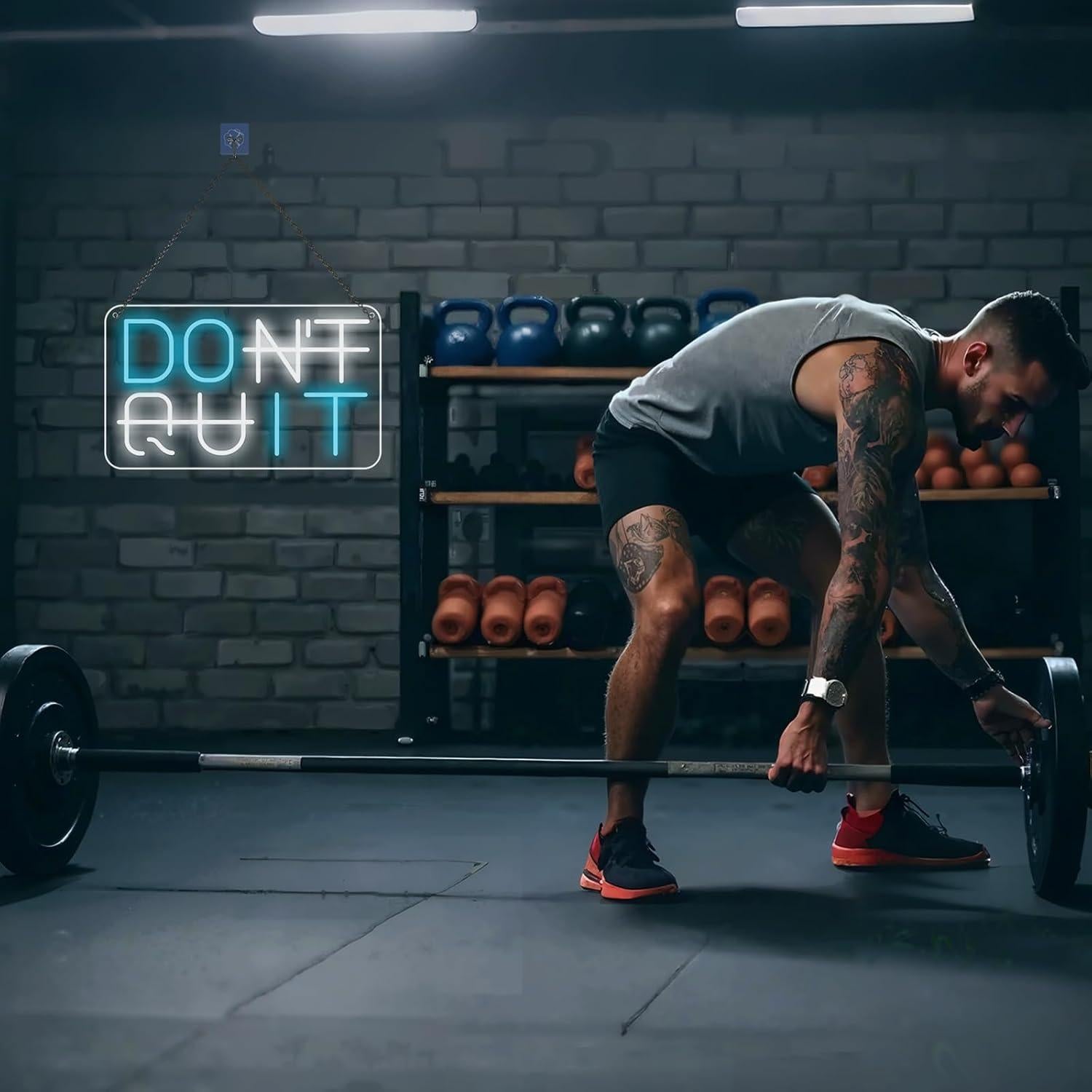 Letrero LED Neón Cjgyz 'No Te Rindas' 42x25.4cm USB Ajustable