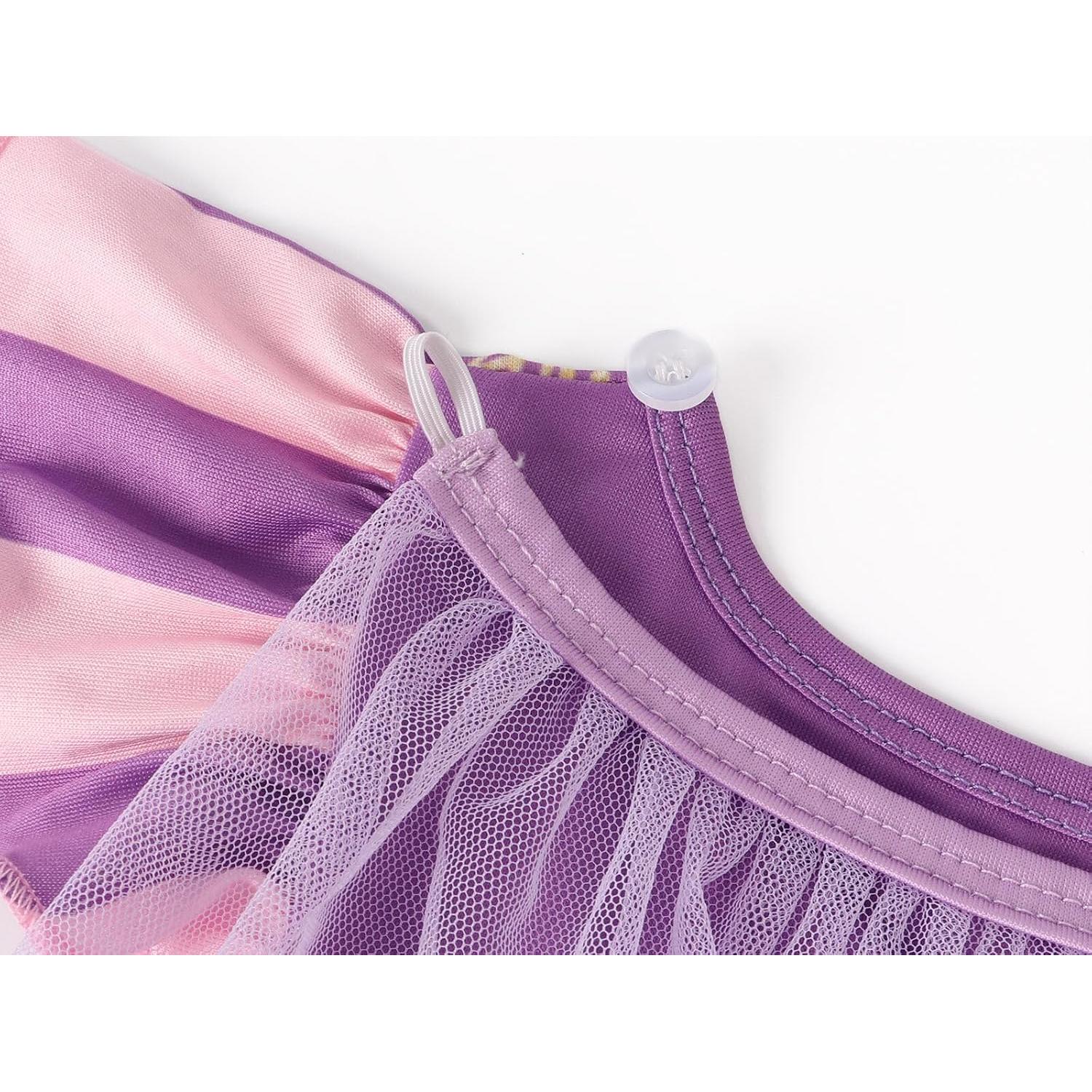 Vestido de Princesa WonderBabe con Capa para Niñas 6-7 Años