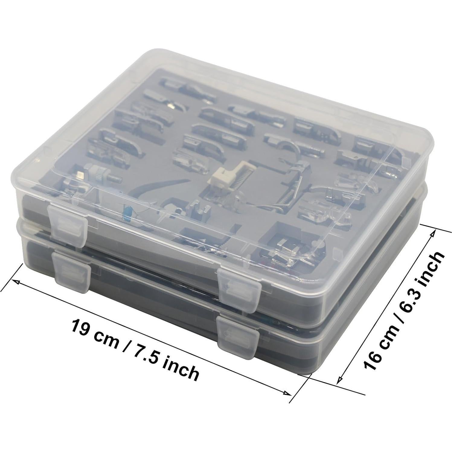 Juego de 52 Piezas de Patas de Prensatelas STORMSHOPPING