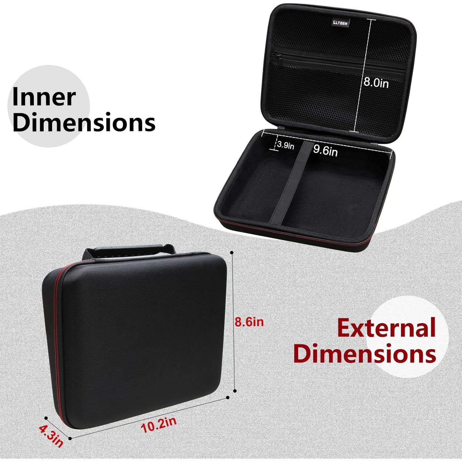 Funda LTGEM para Etiquetadora Brother P-Touch PT-D610BT Negra