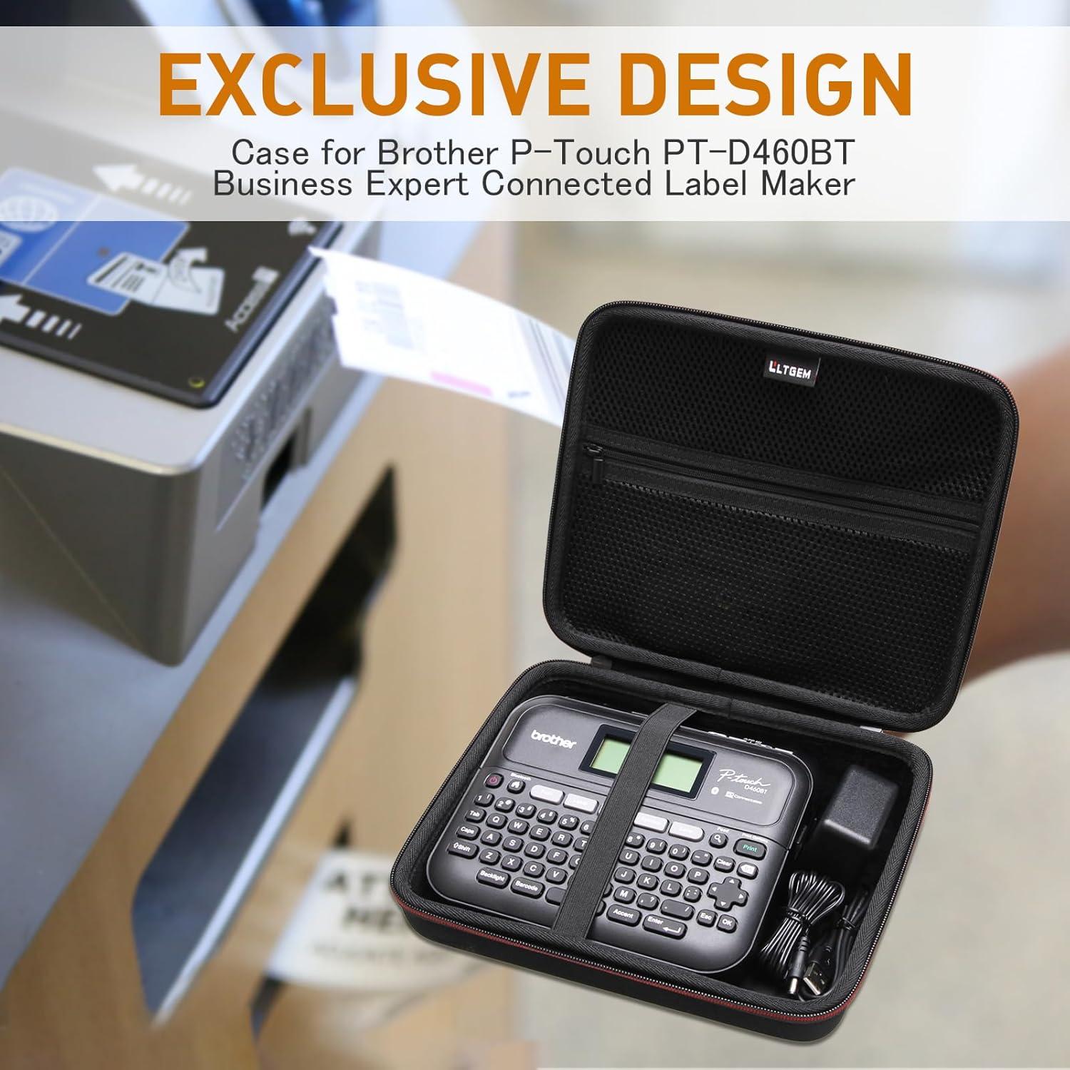 Funda LTGEM para Etiquetadora Brother P-Touch PT-D610BT Negra