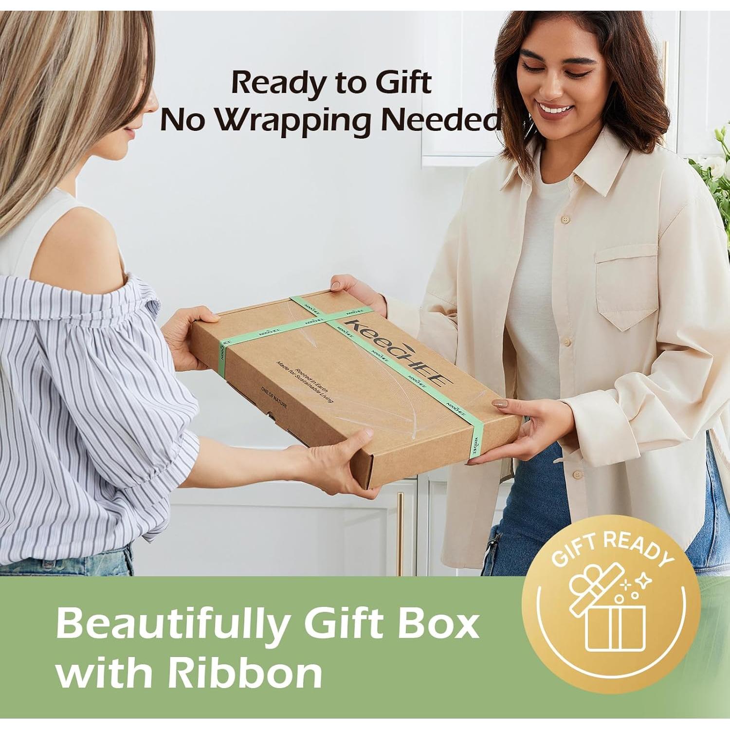 Conjunto de 3 Tablas de Cortar de Bambú Keechee - Ecológicas y Duraderas