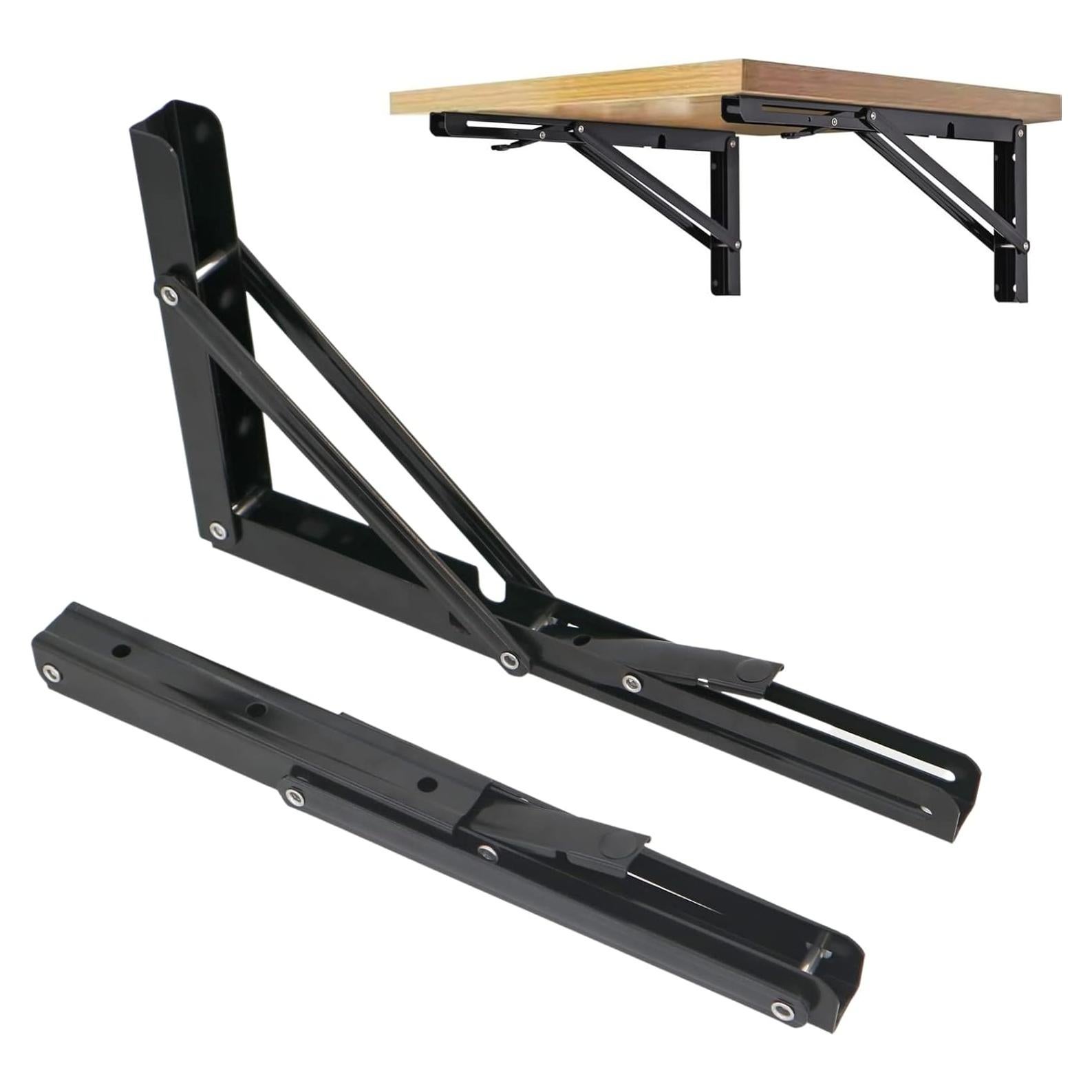 Soportes Plegables de Estante NUXI 20.32 cm Carga 186.88 kg