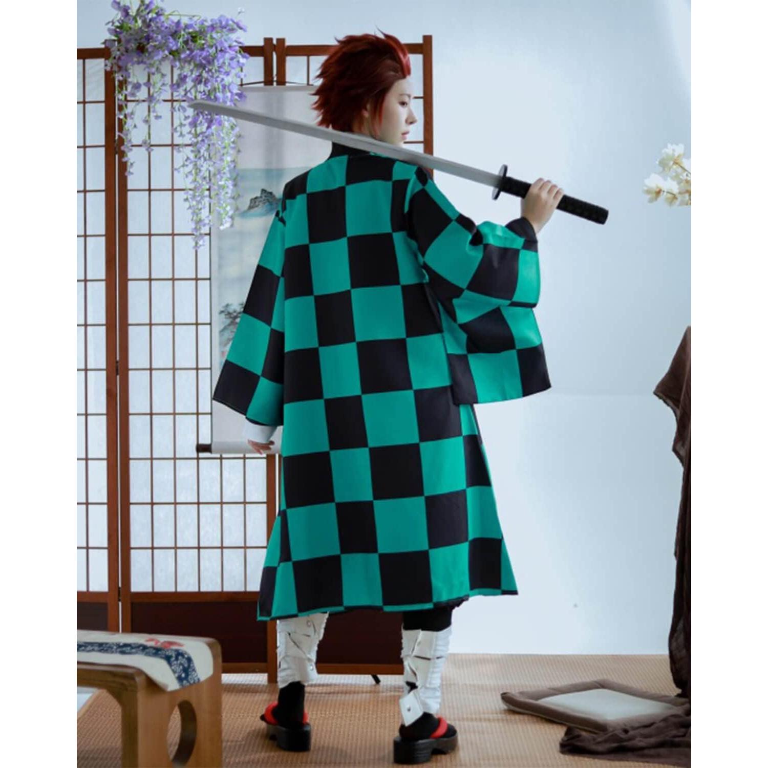 Disfraz Cosplay Shinobu Kocho Nuoqi Adulto Verde XX-Large