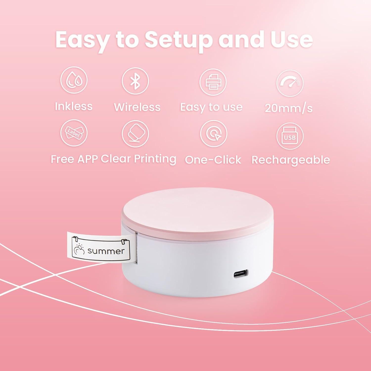 Impresora de Etiquetas Mini HP3 Bluetooth - Compacta y Ligera