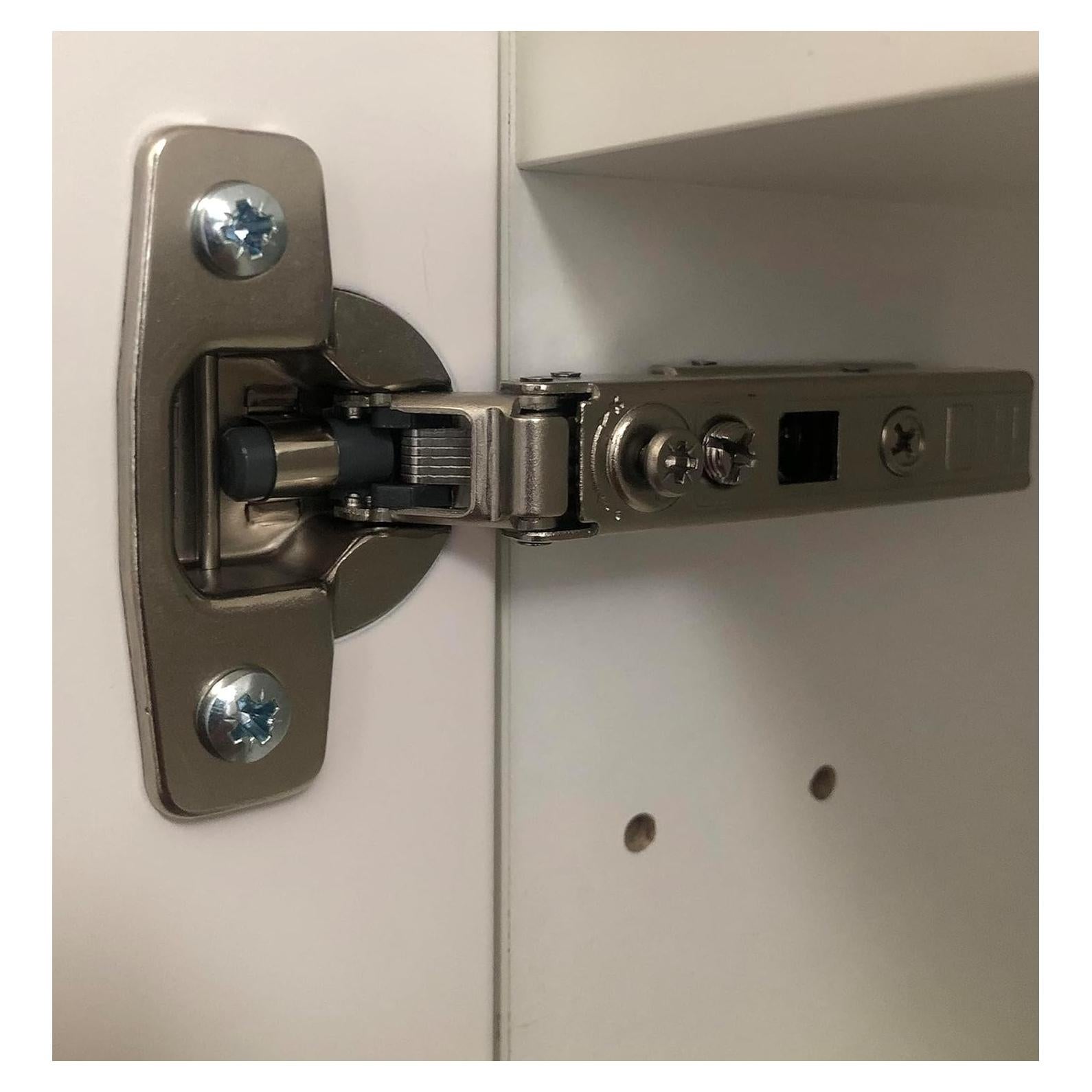 Juego de Bisagras NELI Cierre Suave 2 Piezas 35mm Plata