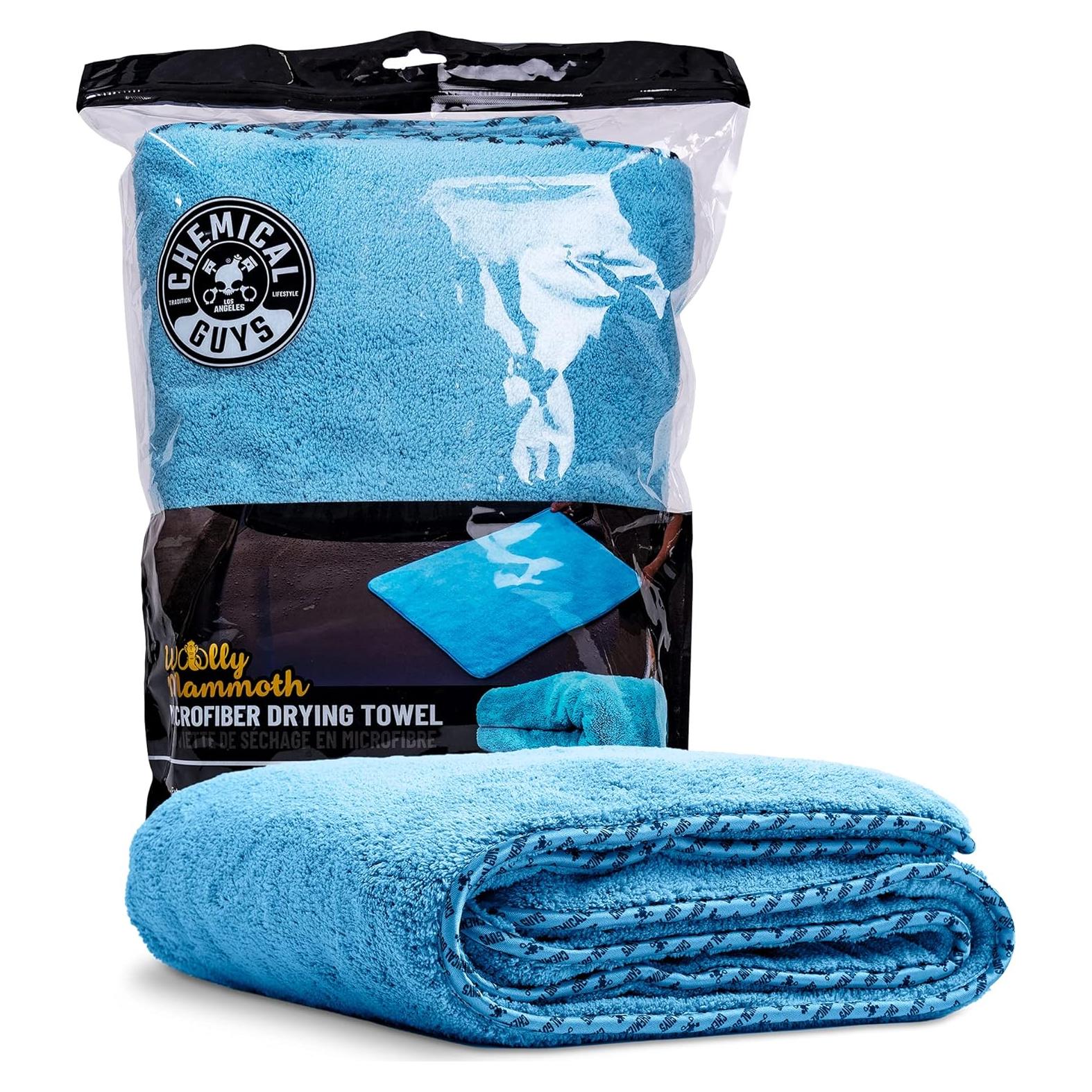 Toalla de Microfibra Chemical Guys Woolly Mammoth 91x63 cm Azul