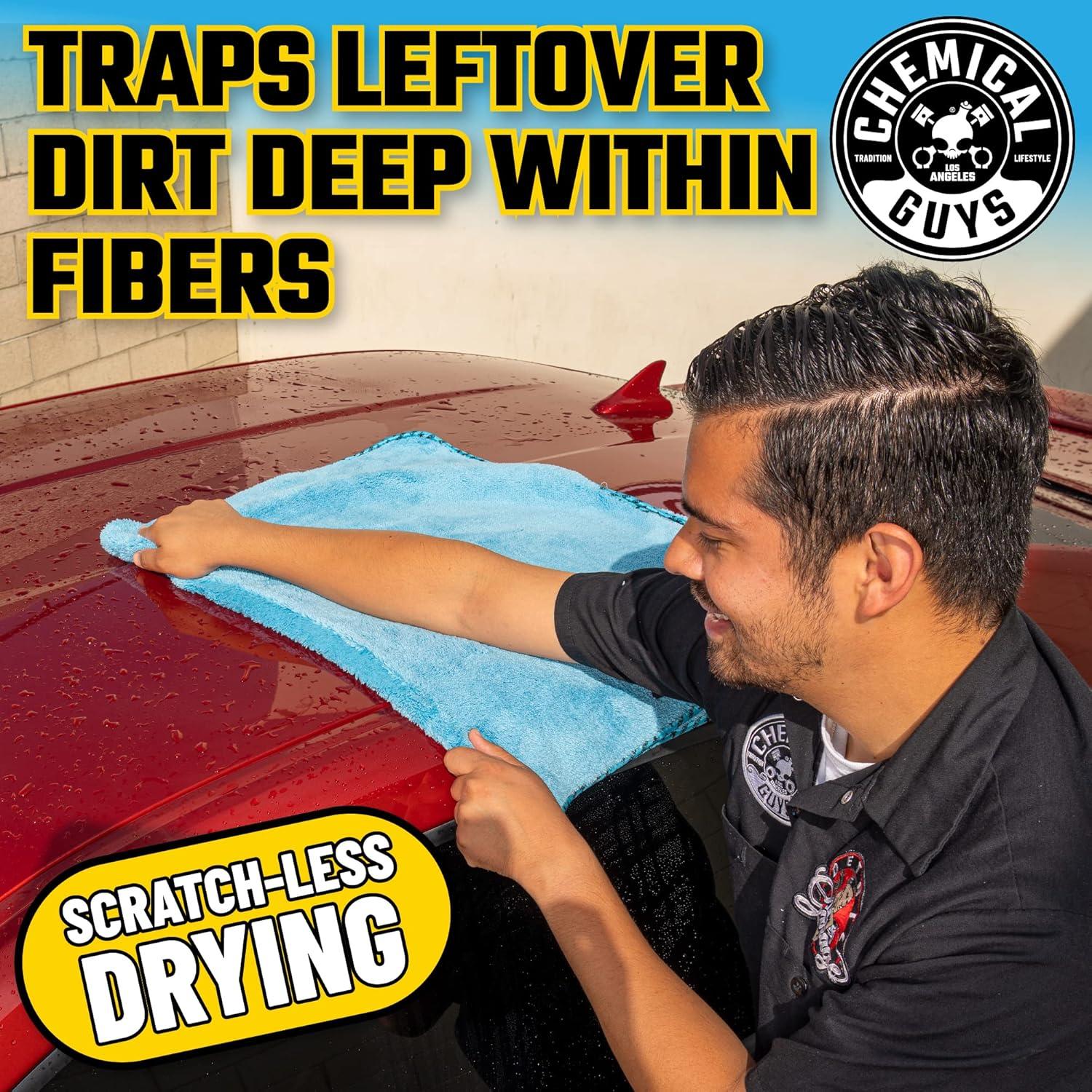 Toalla de Microfibra Chemical Guys Woolly Mammoth 91x63 cm Azul