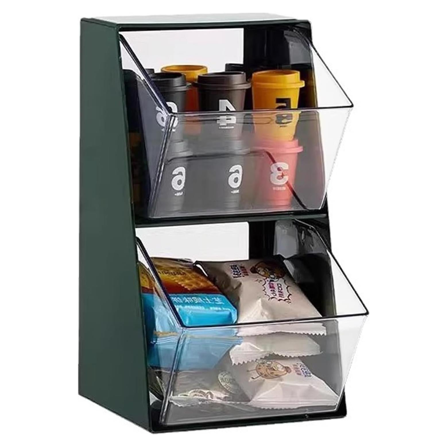 Soporte Organizador K Cup BILLION GOLD Verde 2 Cajones