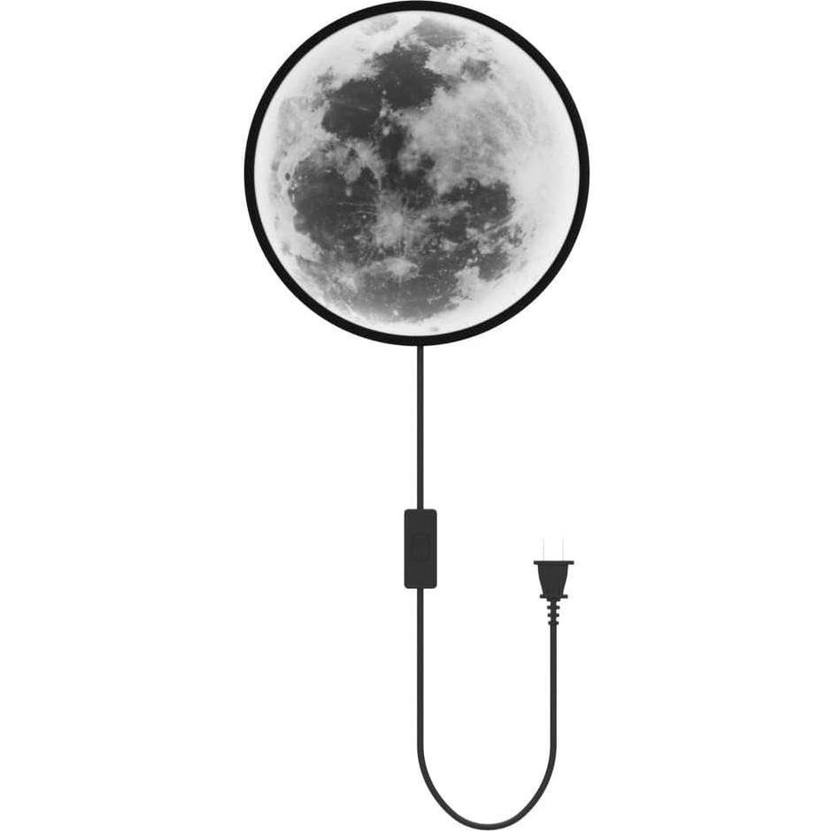 Aplique de Pared LED Regulable QIYIMEILUX 24.1cm Negro 15W