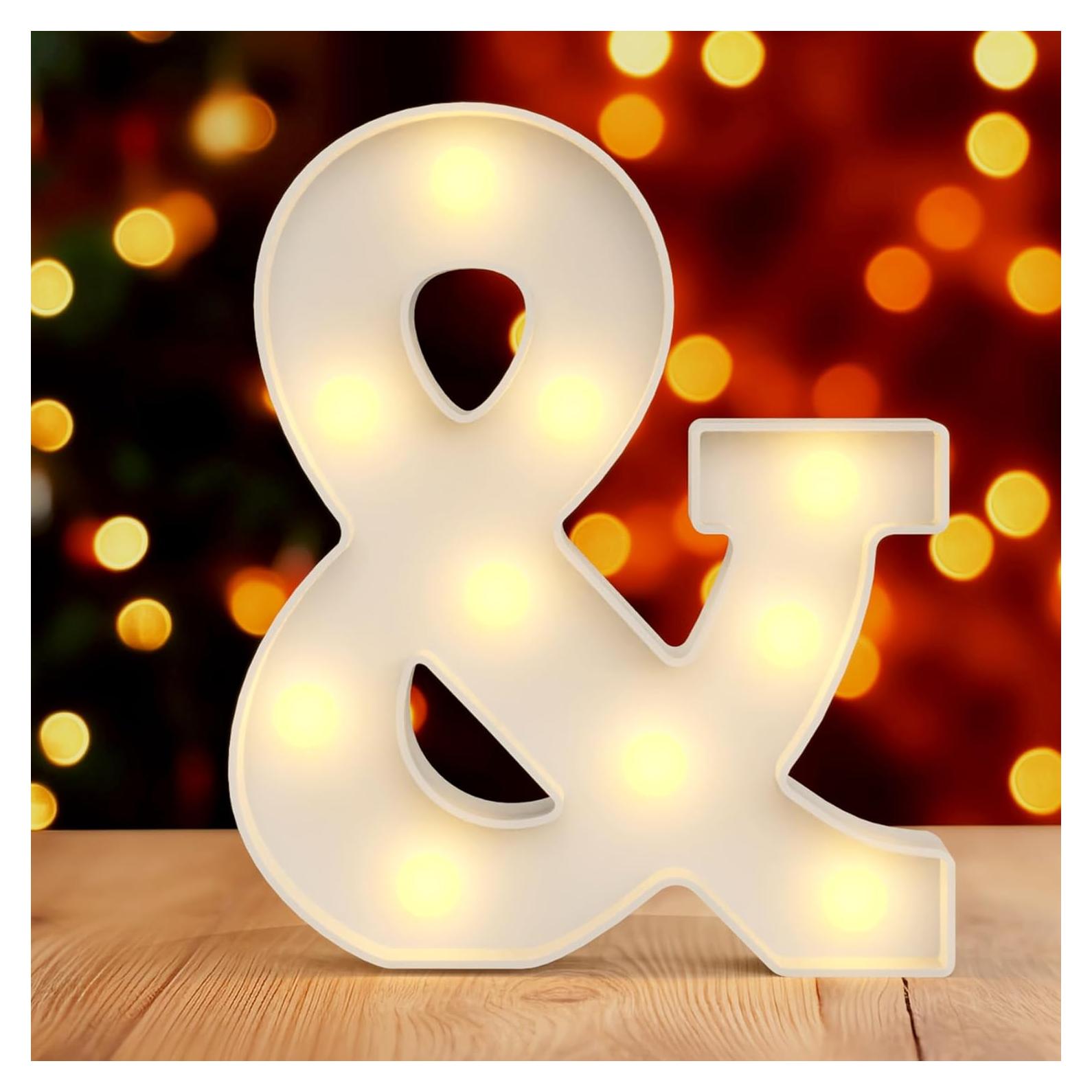 Letras Iluminadas Neón Hoosmoon - Decoración Moderna para Fiestas