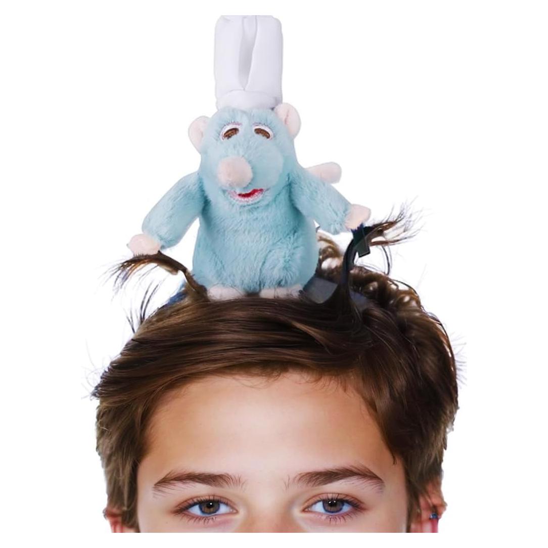 Diadema de Ratón Chef Peluche para Cosplay y Fiestas