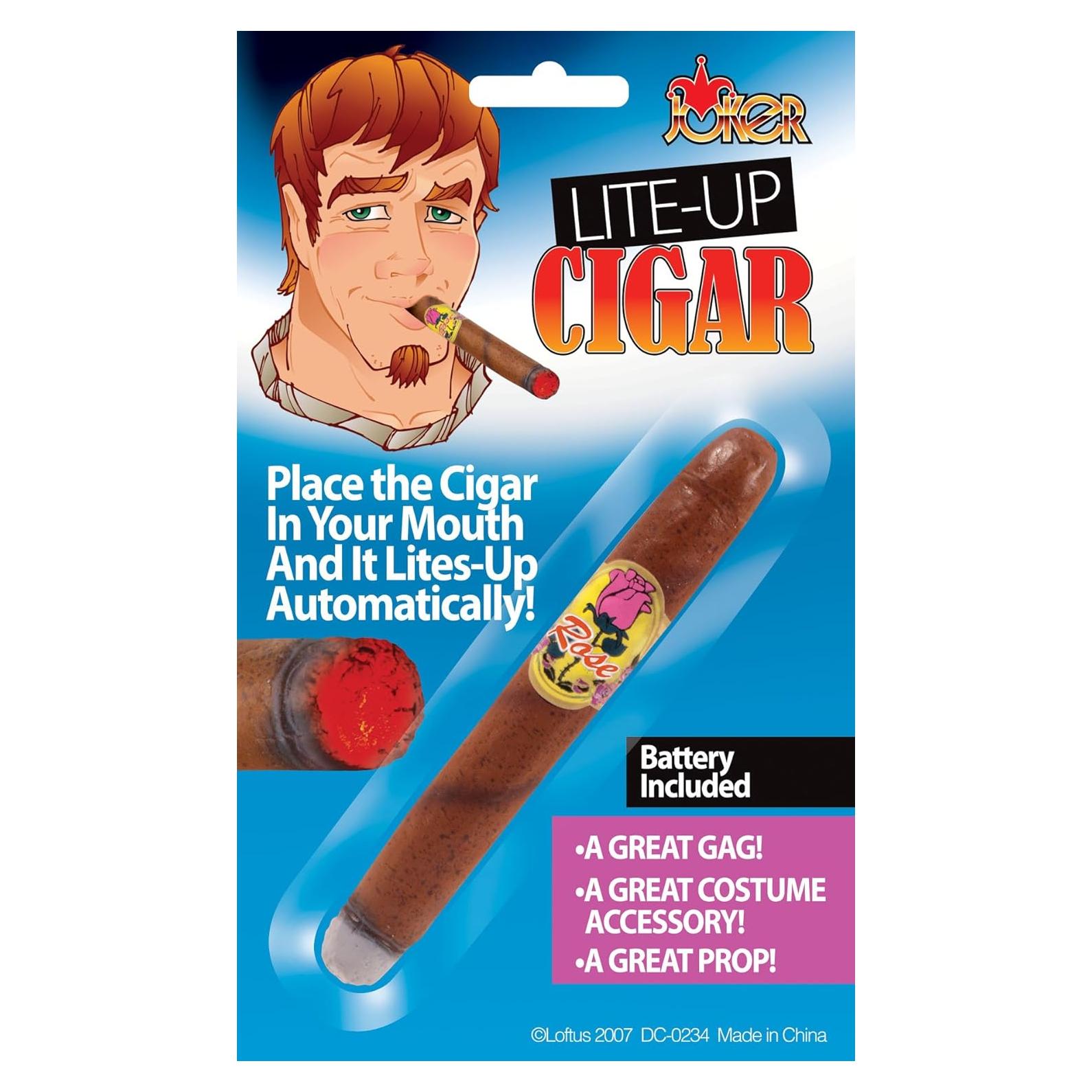 Cigarro Iluminado Falso Loftus International Marrón