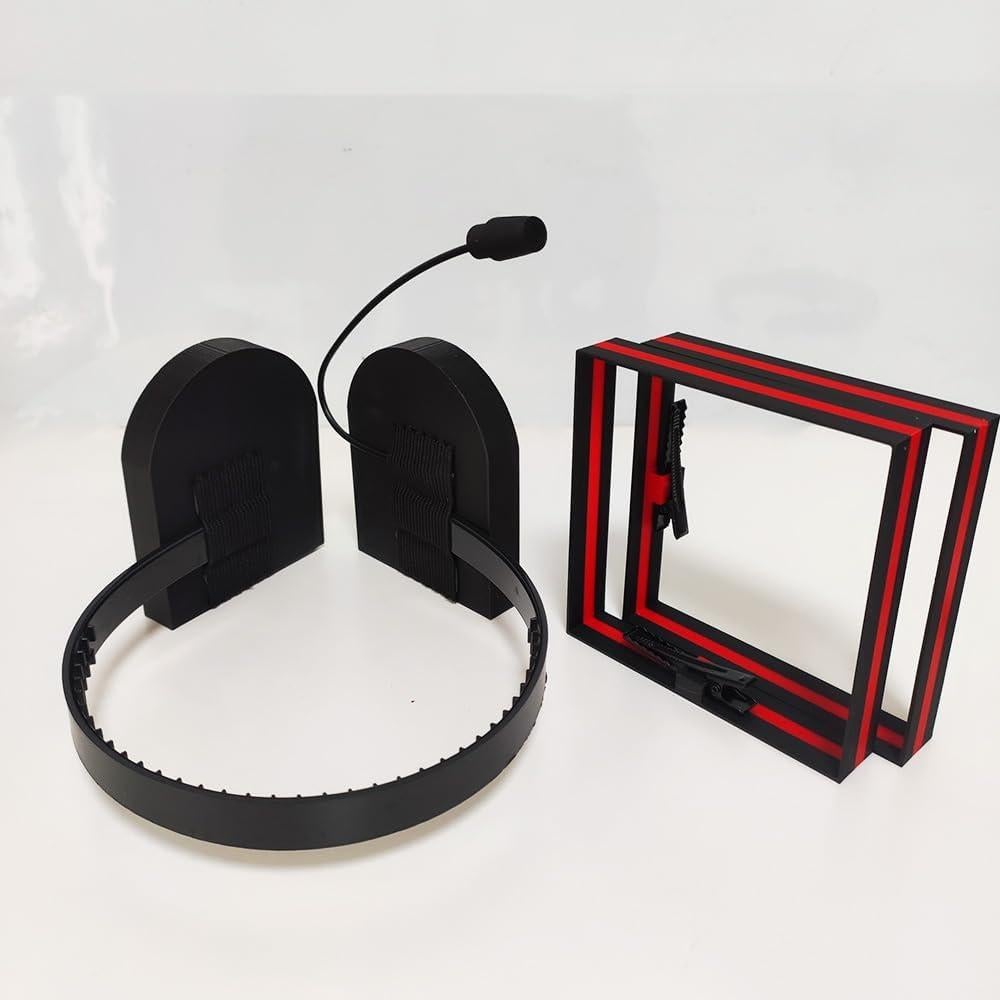 Diadema de Cosplay Miku con Auriculares y Pinzas 3D