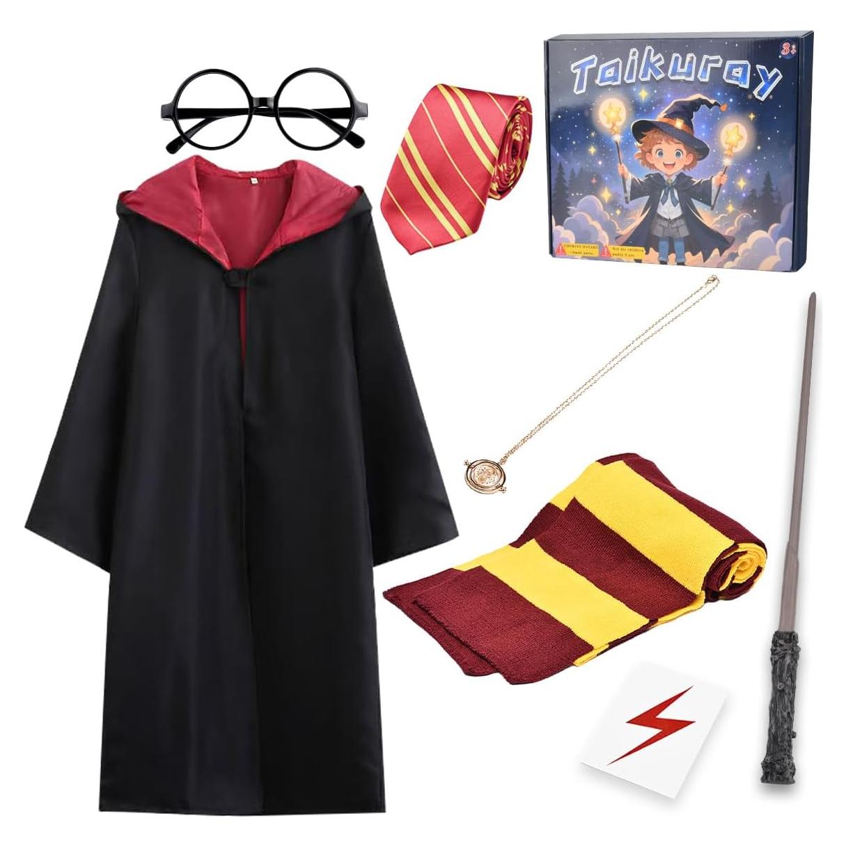 Conjunto Disfraz Mago KESOCORAY 4-6 Años Accesorios