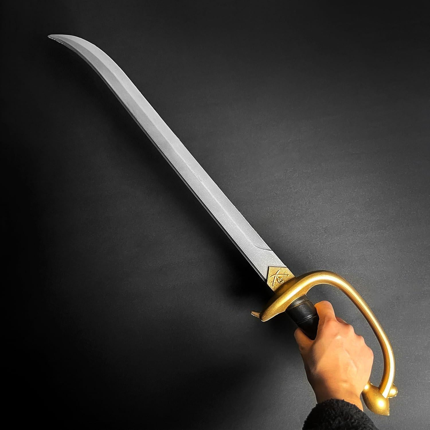 Espada Pirata Cutlass Otaku Gear 76,2 cm Espuma Oro