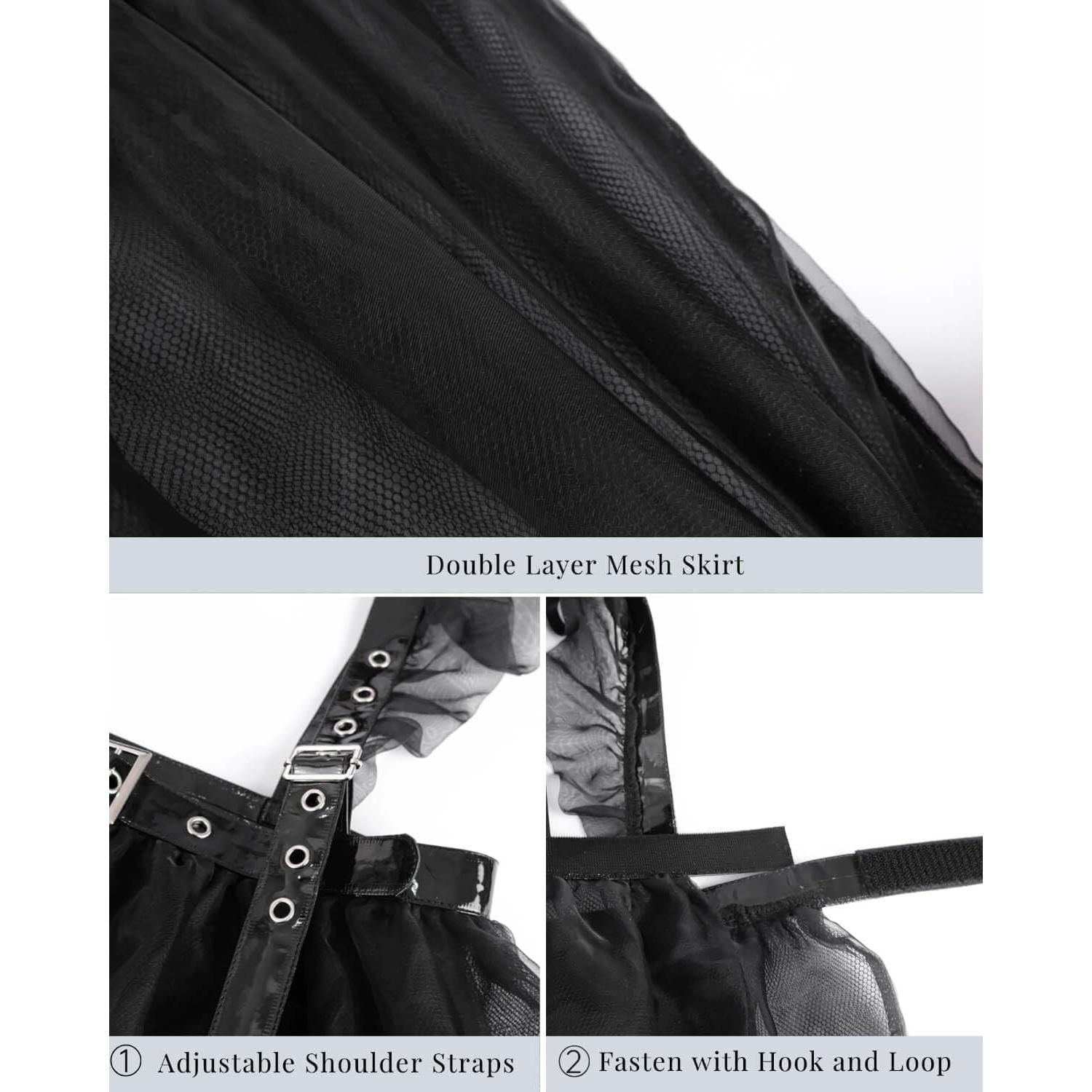 Disfraz de Conejita Negra para Mujeres Nuoqi Halloween