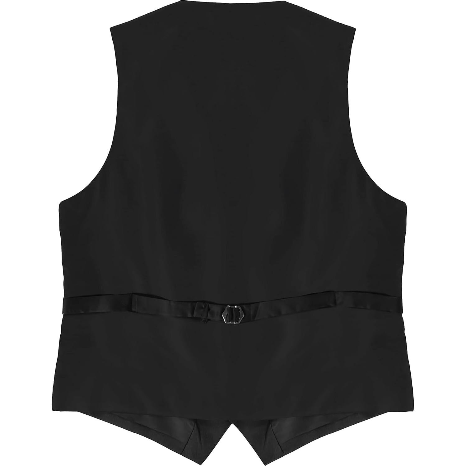 Chaleco Formal para Hombre Gioberti Negro Ajustable