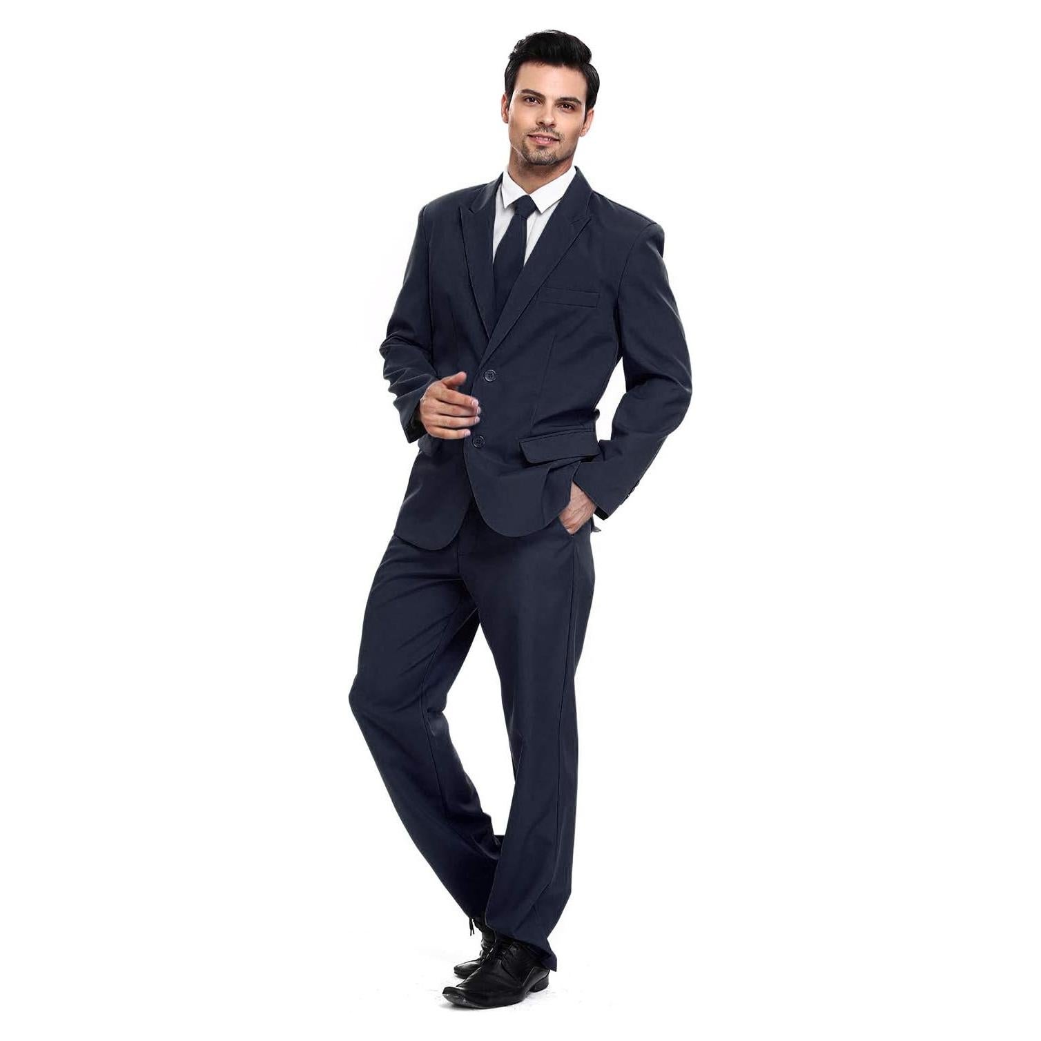 Traje de Fiesta para Hombre HOY TE VES FEO Azul Oscuro Mediano