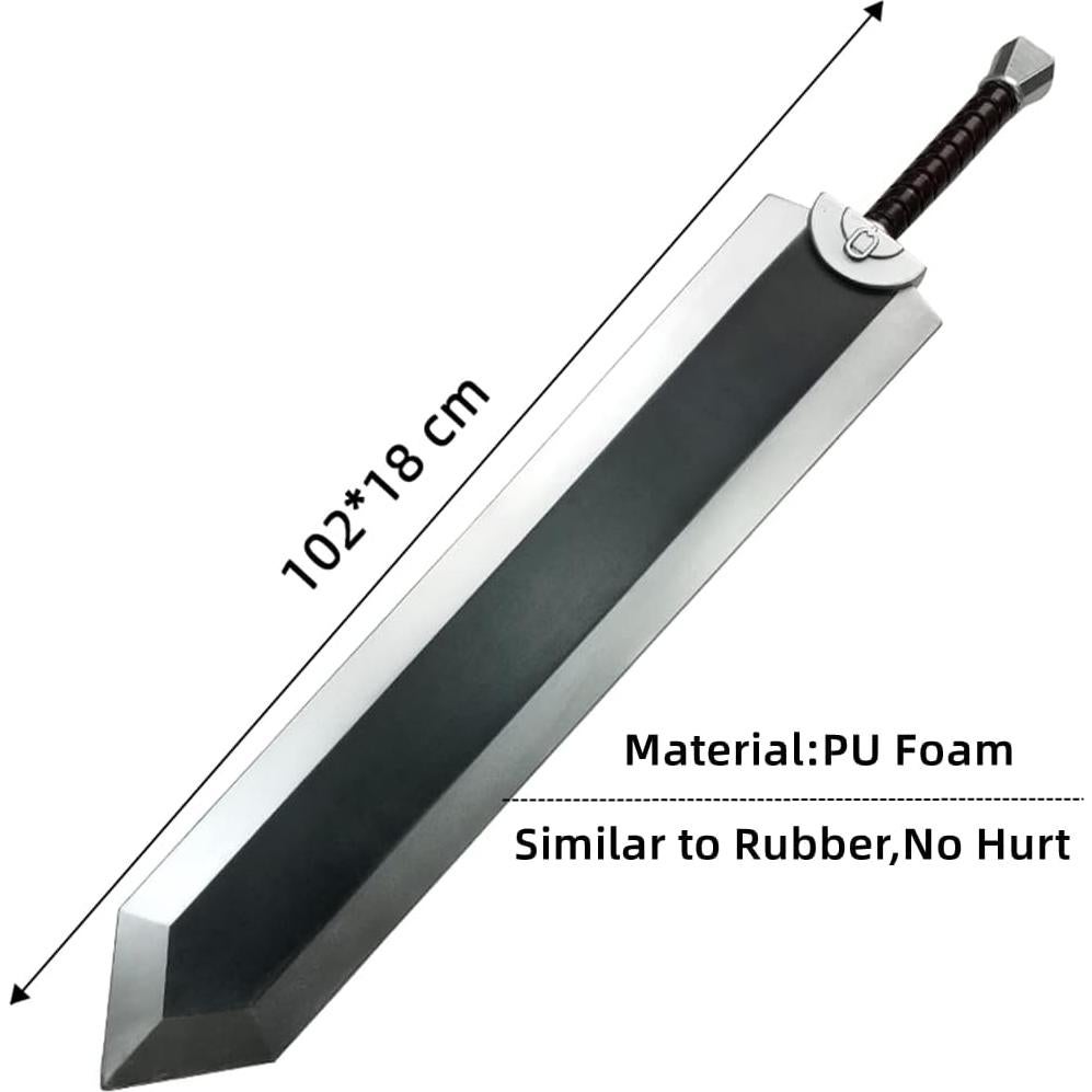 Espada de Espuma Guts Dragoner damdos 102x18 cm Cosplay