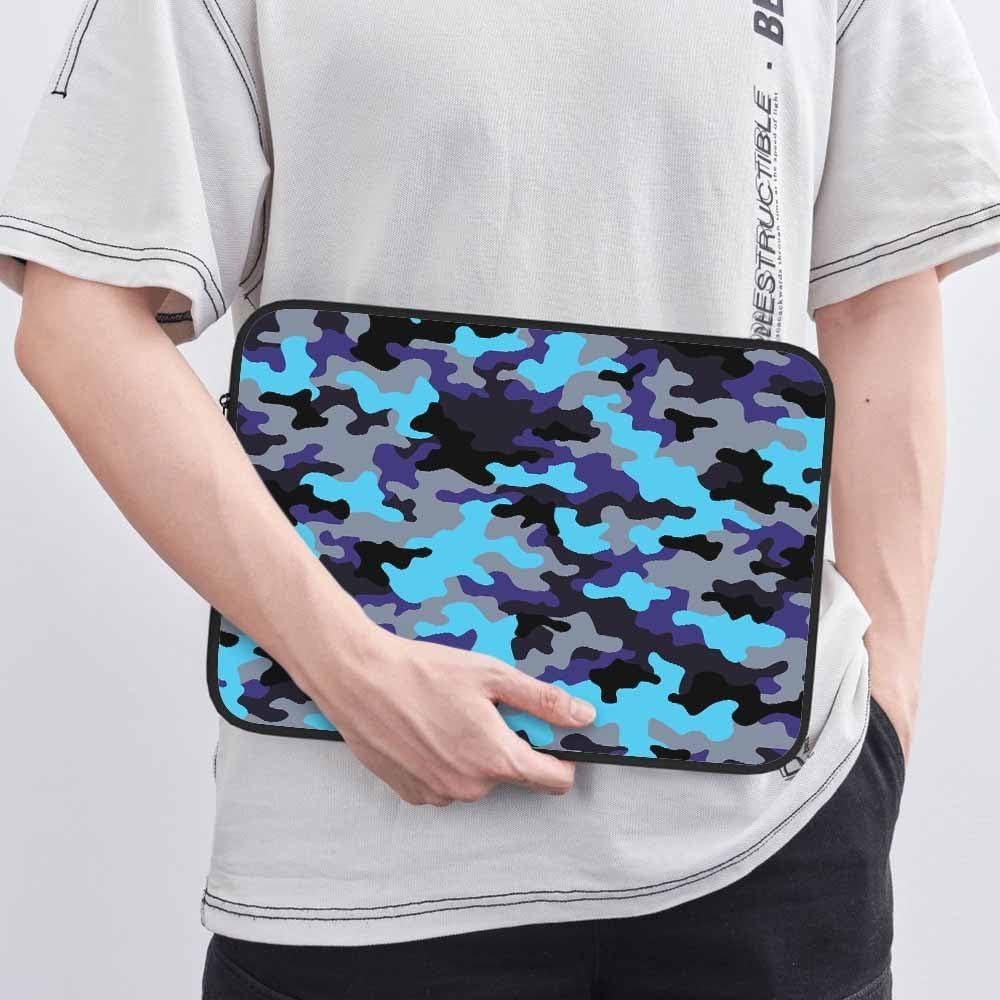 Funda para Laptop 15.6" Nicokee Camuflaje Azul Gris