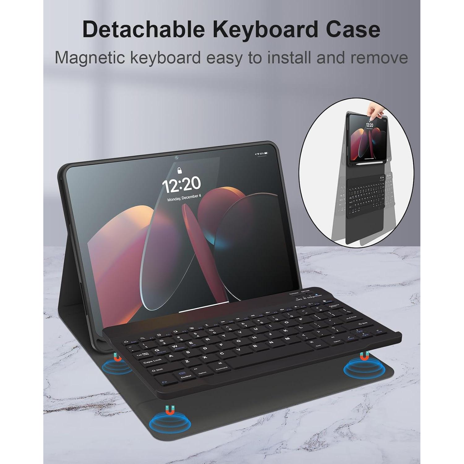 Funda con Teclado Bluetooth Kiloob para iPad 10.9" 2022