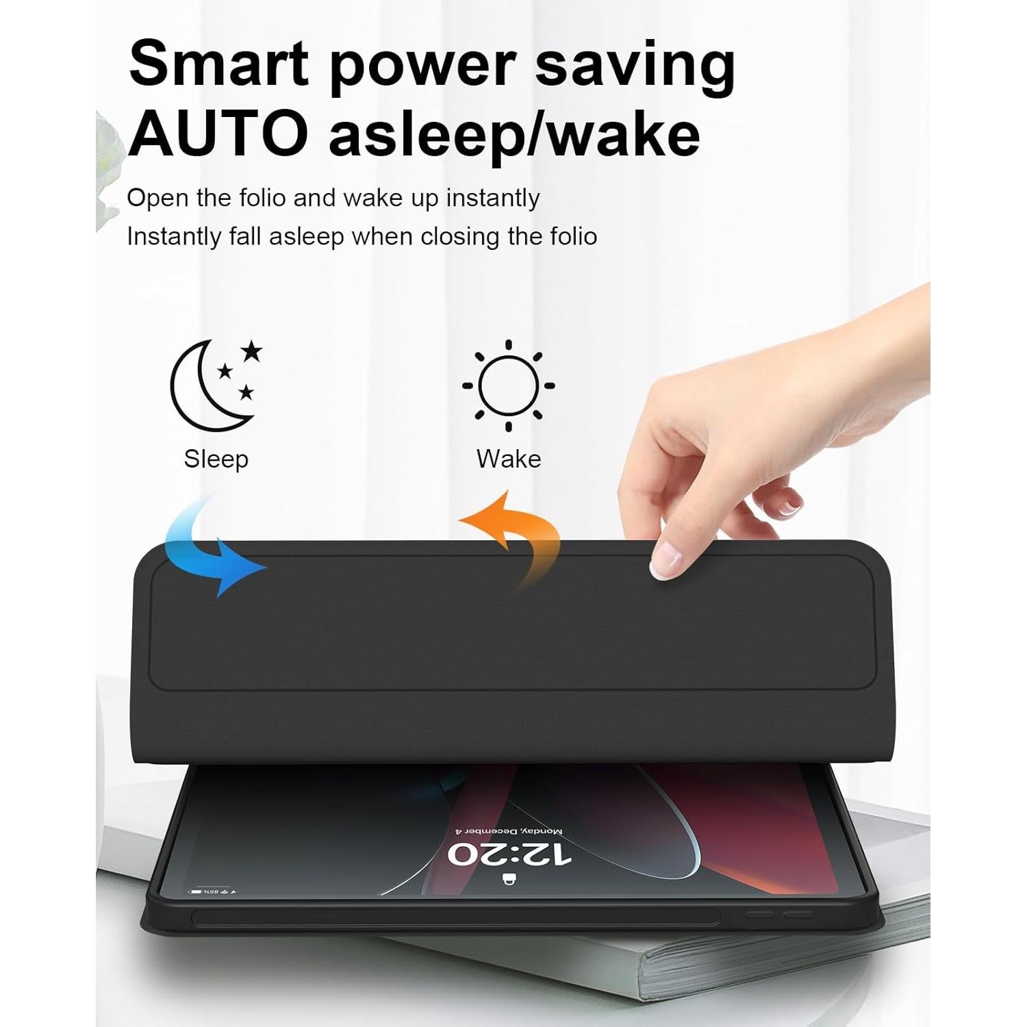 Funda con Teclado Bluetooth Kiloob para iPad 10.9" 2022