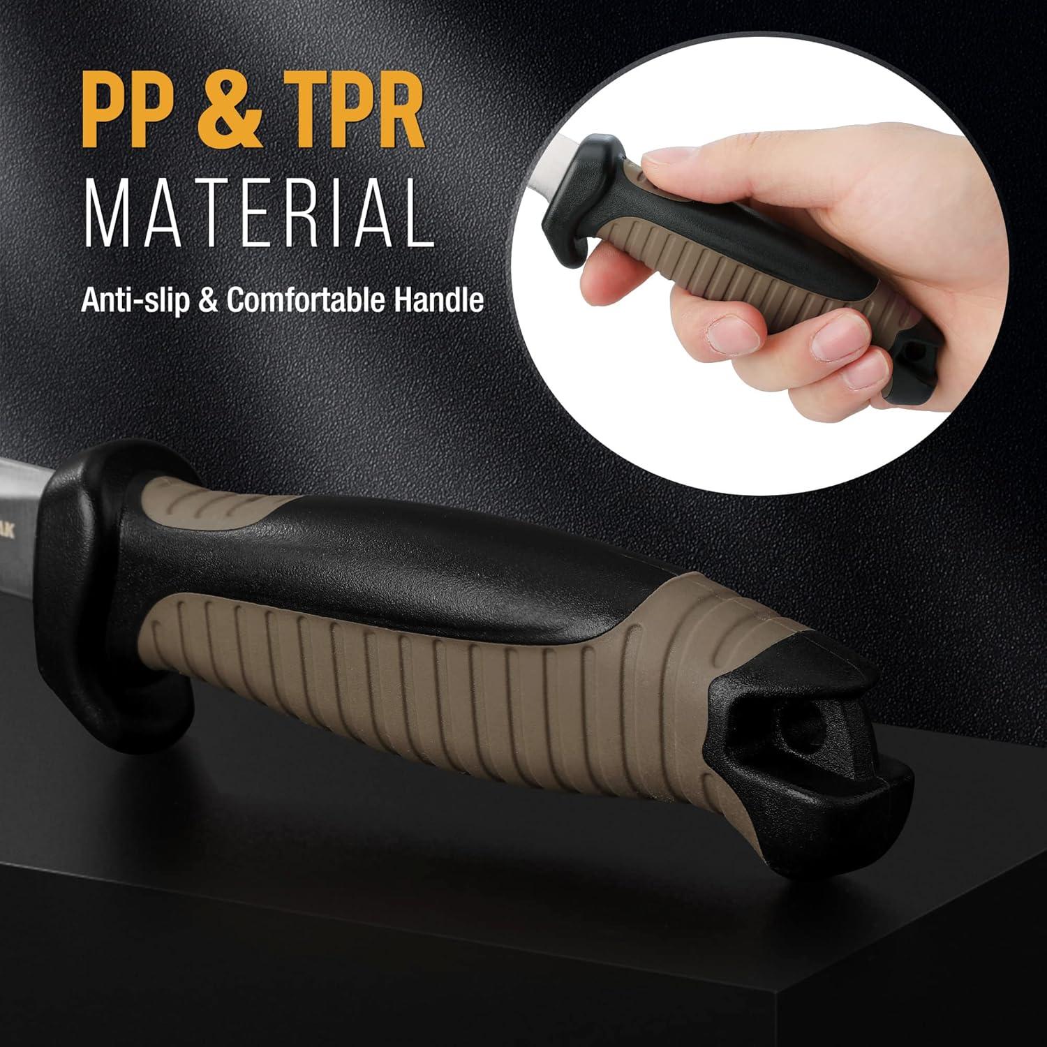 Cuchillo de Exterior Mossy Oak 4" Acero Inoxidable Marrón